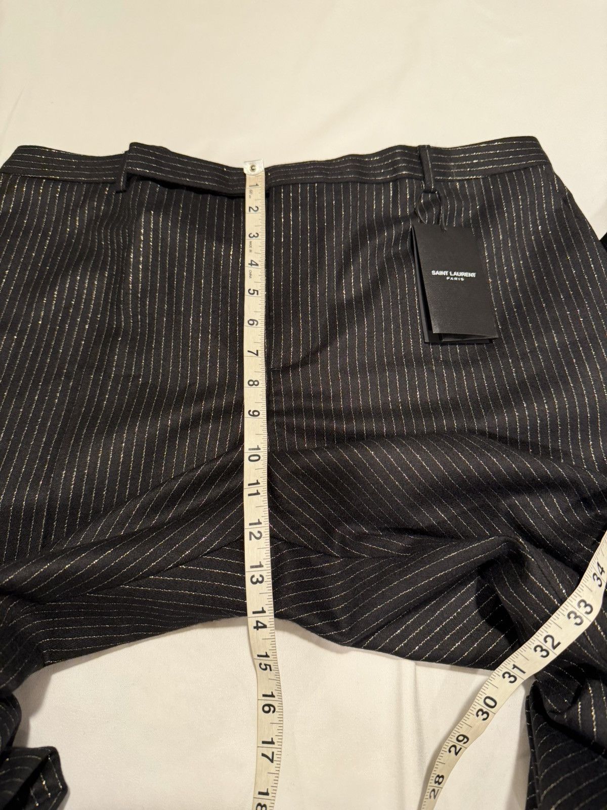 Saint Laurent Paris Saint Laurent mens gold stripes suit. 54/44. $4400 Size 44R - 3 Thumbnail
