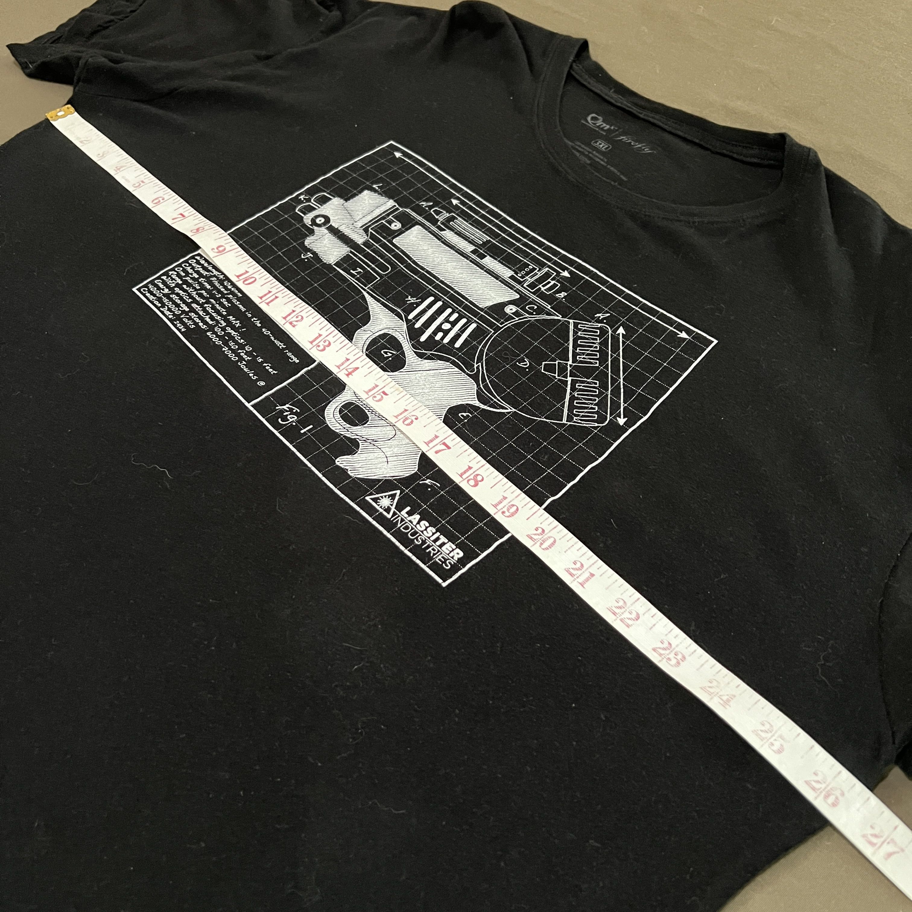 Other Firefly Series Lassiter Laser Pistol Tee 3XL Oversized Size US XXL / EU 58 / 5 - 5 Thumbnail