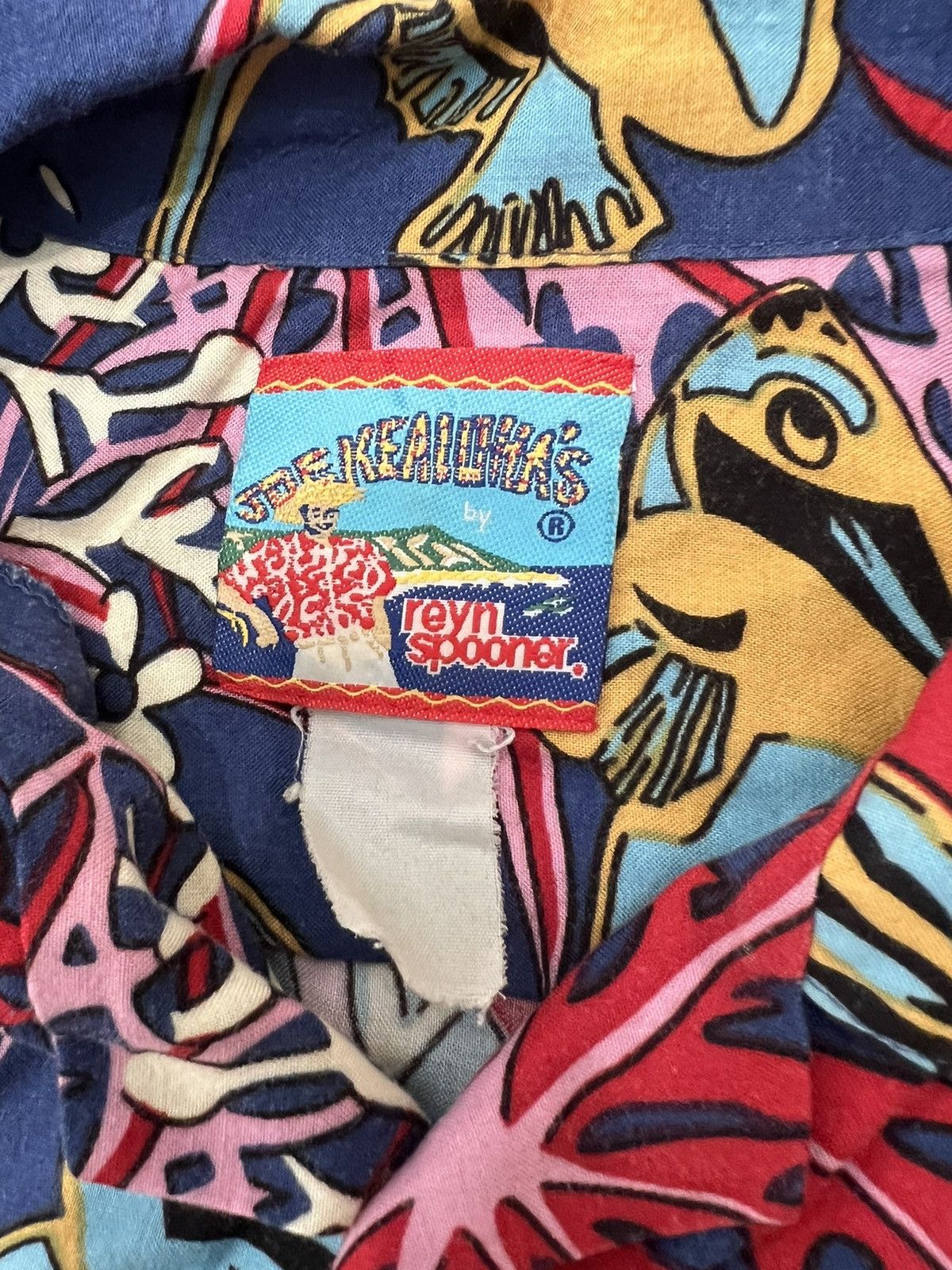 Reyn Spooner × Vintage Vintage reyn spooner aquatic fish button up shirt Size US L / EU 52-54 / 3 - 3 Thumbnail