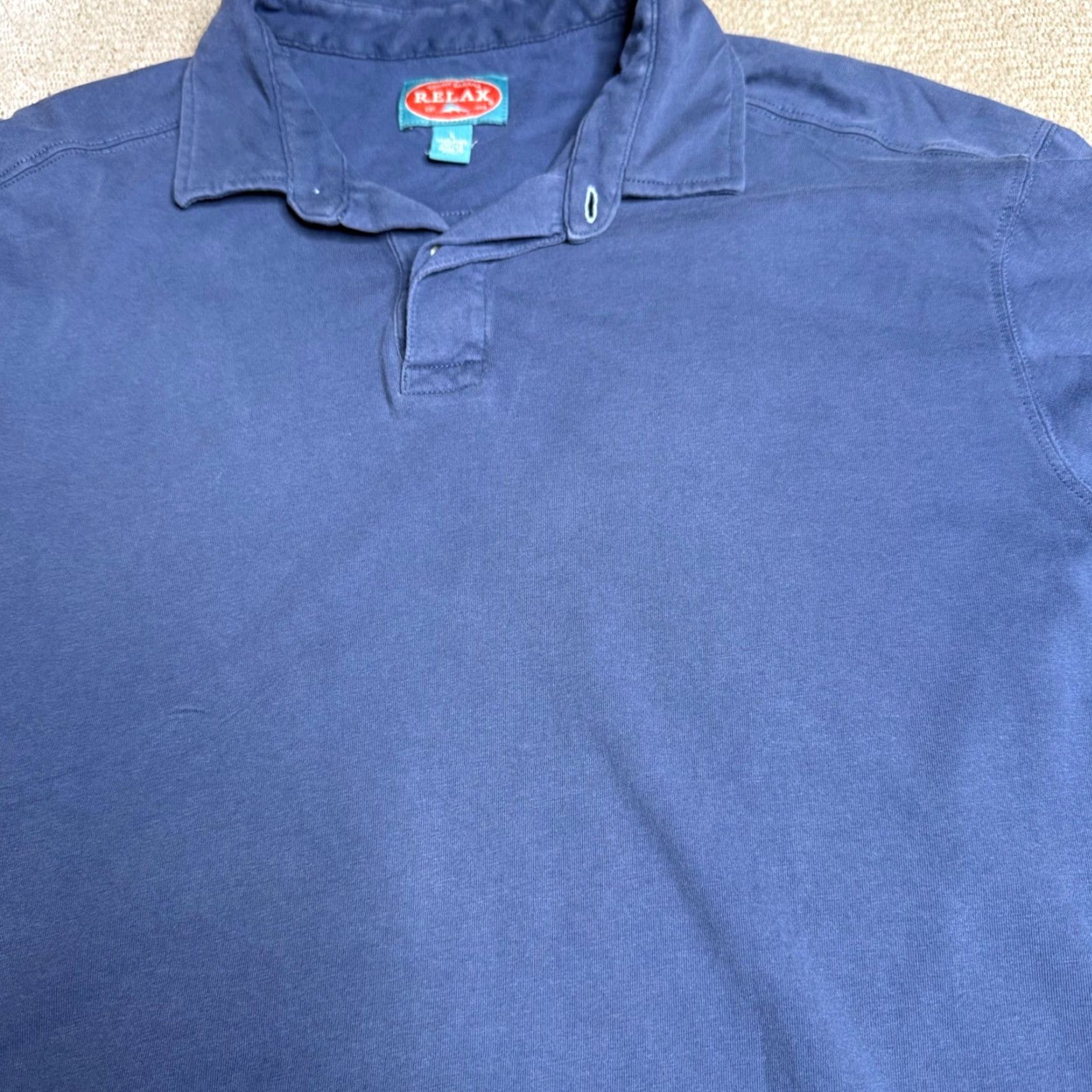Tommy Bahama VINTAGE Tommy Bahama Relax Polo Shirt Mens L Blue Marlin Embroidered Cotton Casual Size US L / EU 52-54 / 3 - 3 Thumbnail