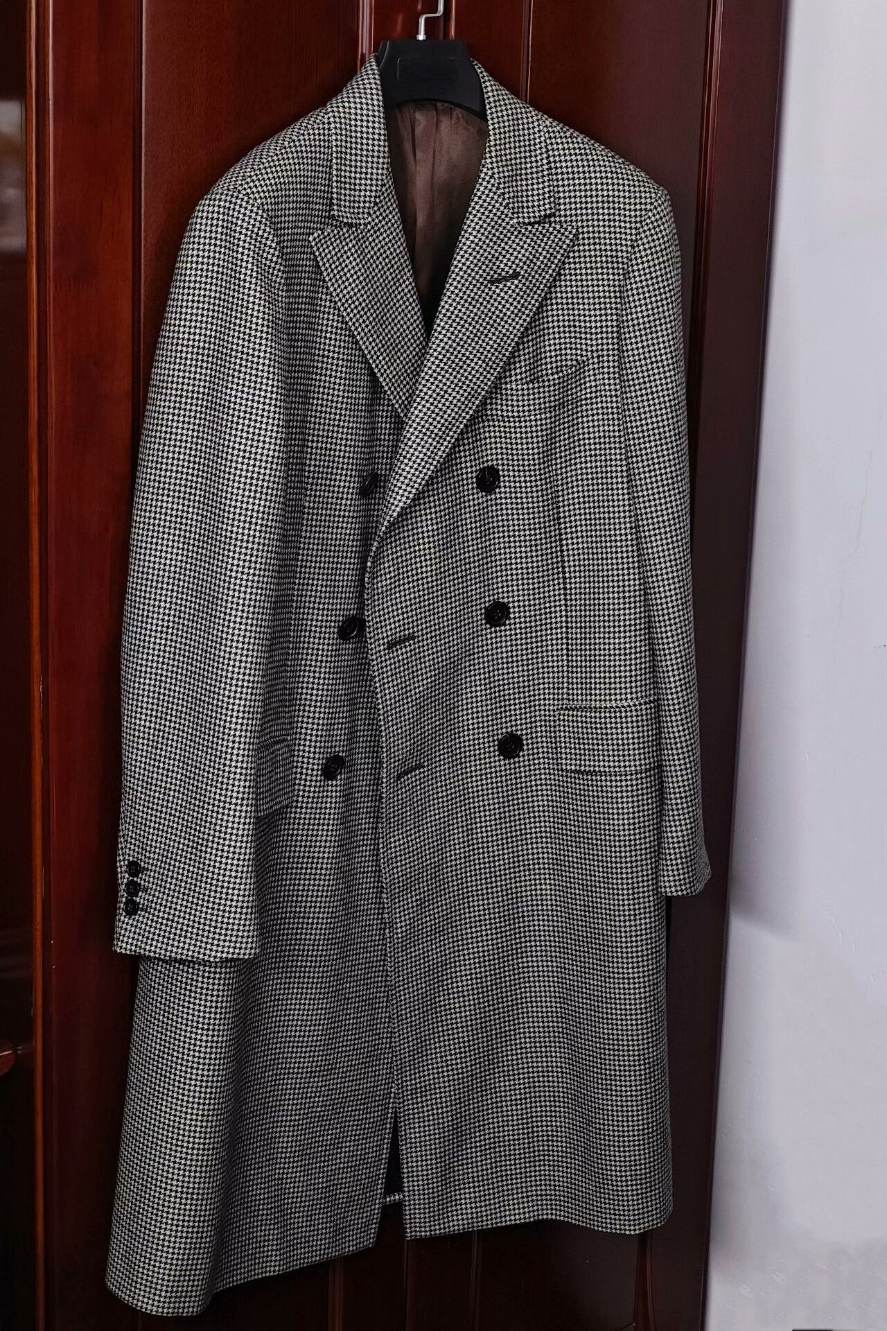 Cifonelli Cifonelli Italian Wool Blend Double-Breasted Coat Size US M / EU 48-50 / 2 - 1 Thumbnail