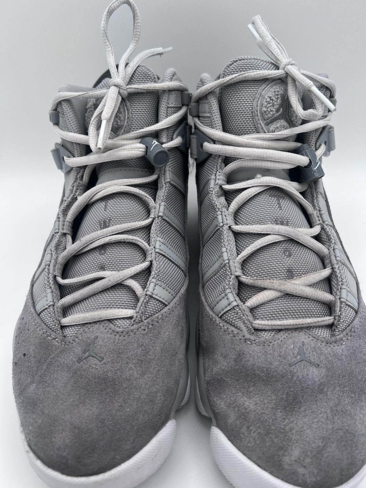 Jordan Brand Nike Jordan Mens 6 Rings Basketball Shoes Wolf Grey Sz 11 Size US 11 / EU 44 - 3 Thumbnail