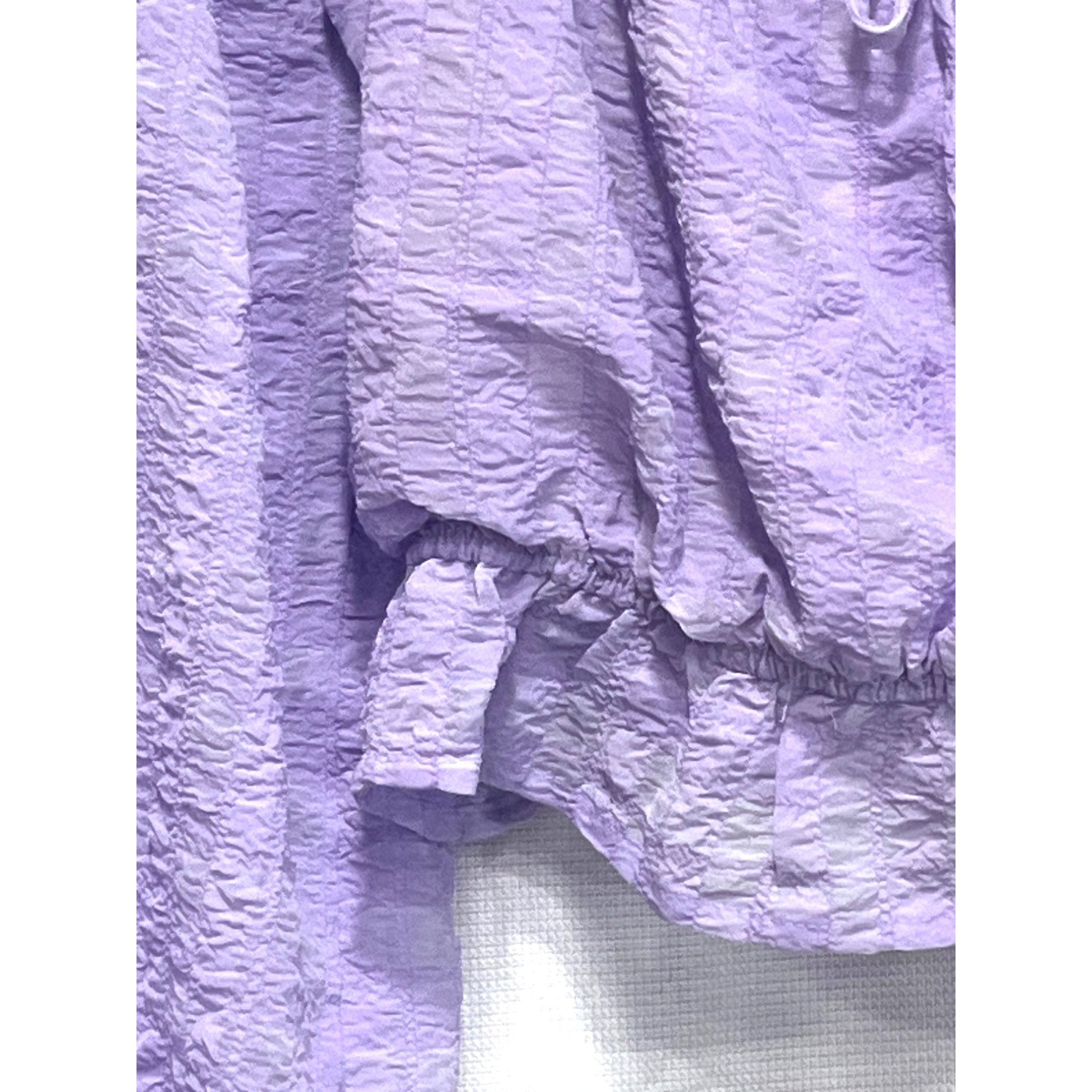 Other Lush women’s Cropped Volume Sleeves Peplum Top, Lilac, Sz. M Size M / US 6-8 / IT 42-44 - 8 Thumbnail