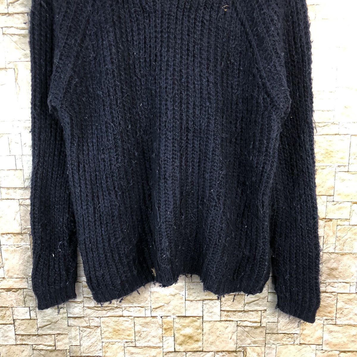 Homespun Knitwear × Japanese Brand Lilly Lyn Dark Blue Knitwear #A1069 Size M / US 6-8 / IT 42-44 - 6 Thumbnail