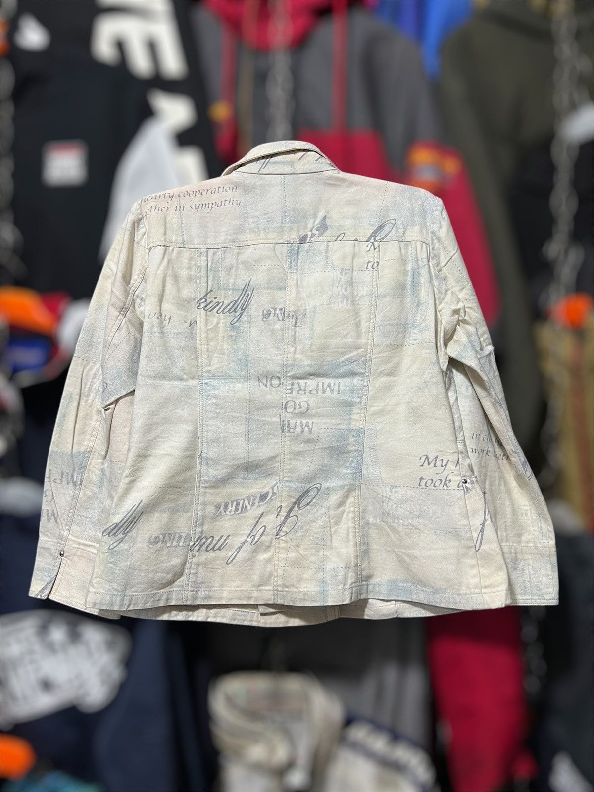 Longchamp × Vintage Vintage Longchamp Paris Full Printed Blazers Size L / US 10 / IT 46 - 3 Thumbnail