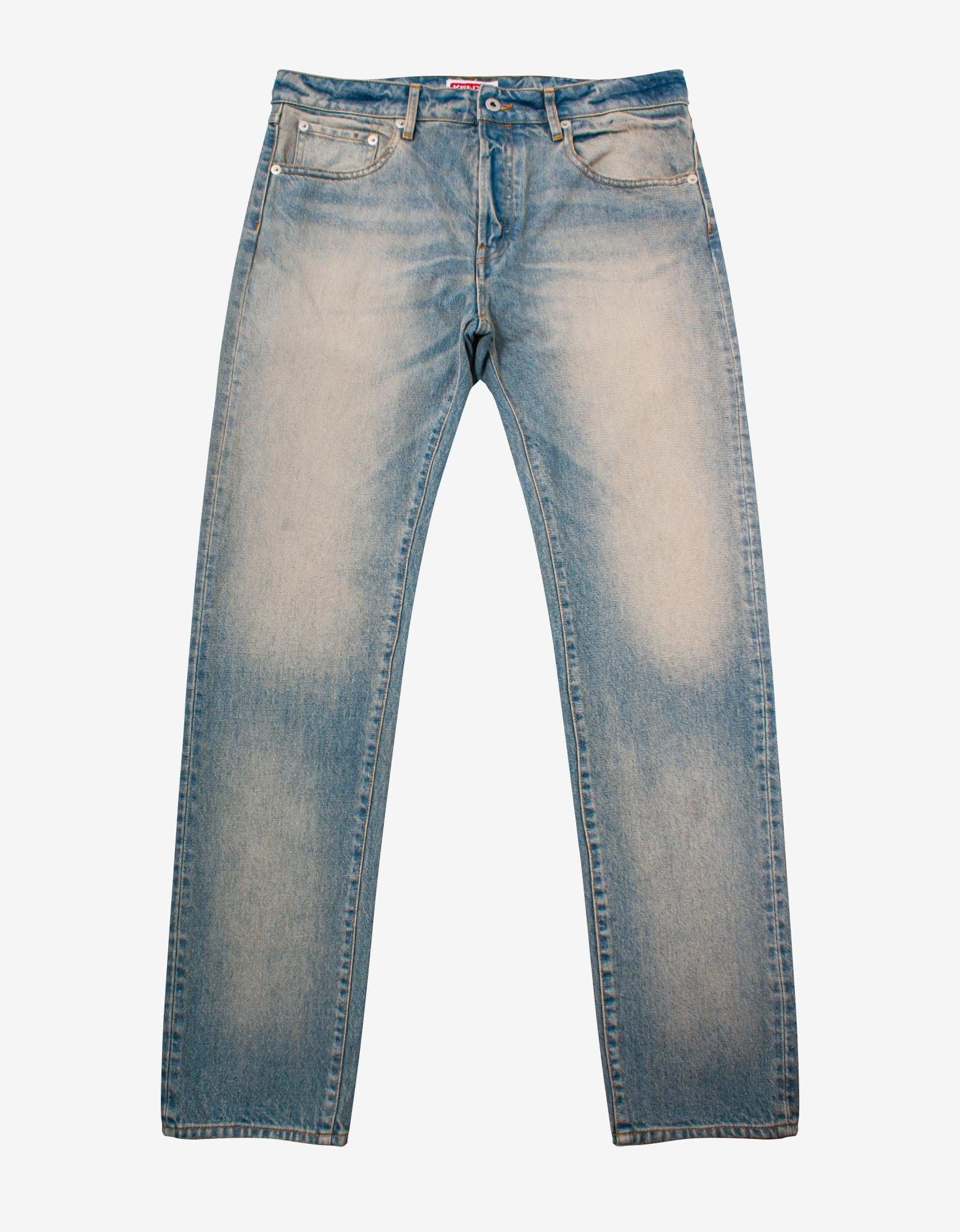 image of Kenzo Blue Stonewash Jeans, Men's (Size 34)