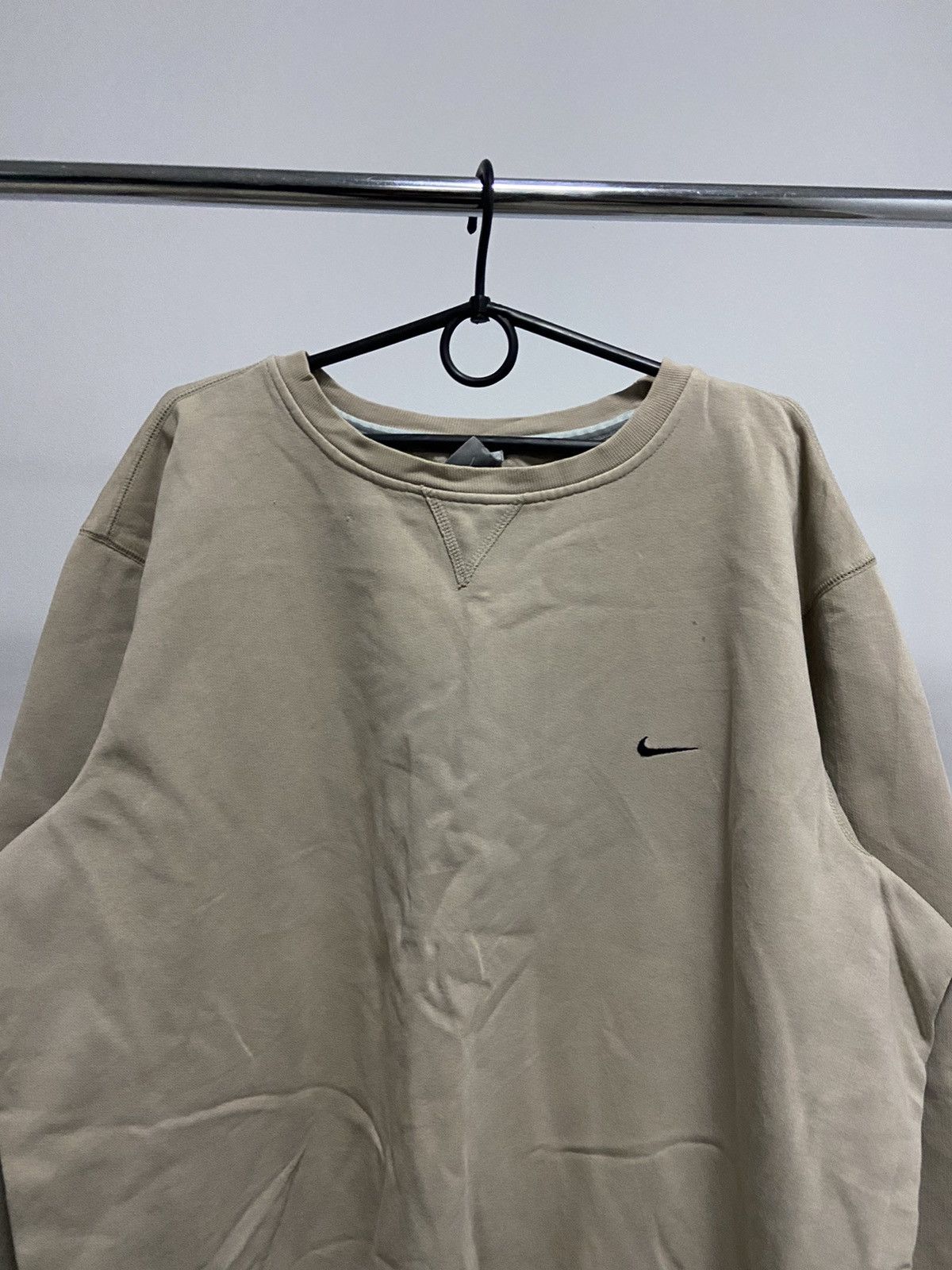 Nike × Vintage Nike Sweatshirt small swoosh Logo Vintage 90s Size US XL / EU 56 / 4 - 2 Thumbnail