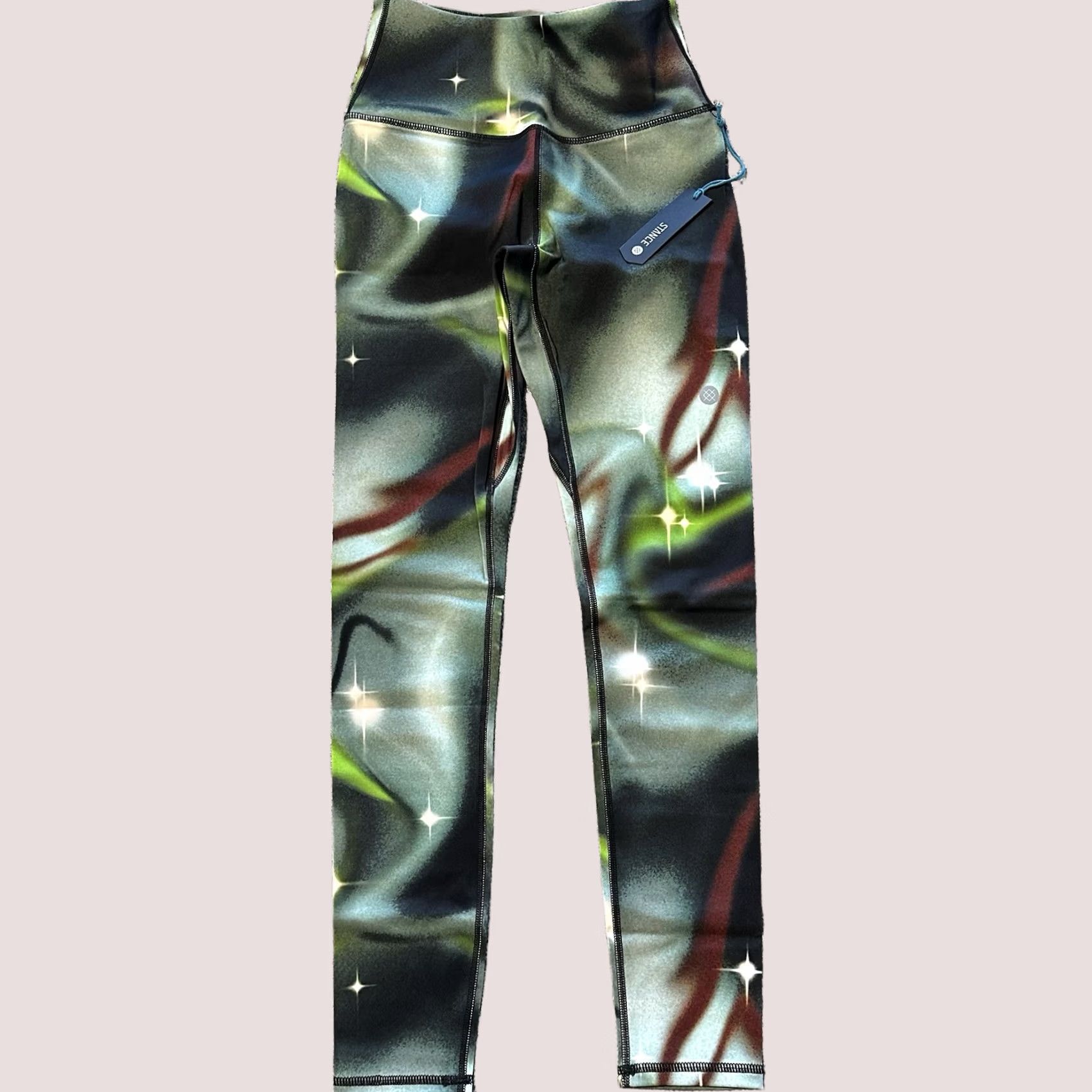 Vintage Stance Leggings Womens S Mid Rise 7/8 Happenings Ultra Soft 26” Galaxy Freshtek Size 28" / US 6 / IT 42 - 1 Thumbnail