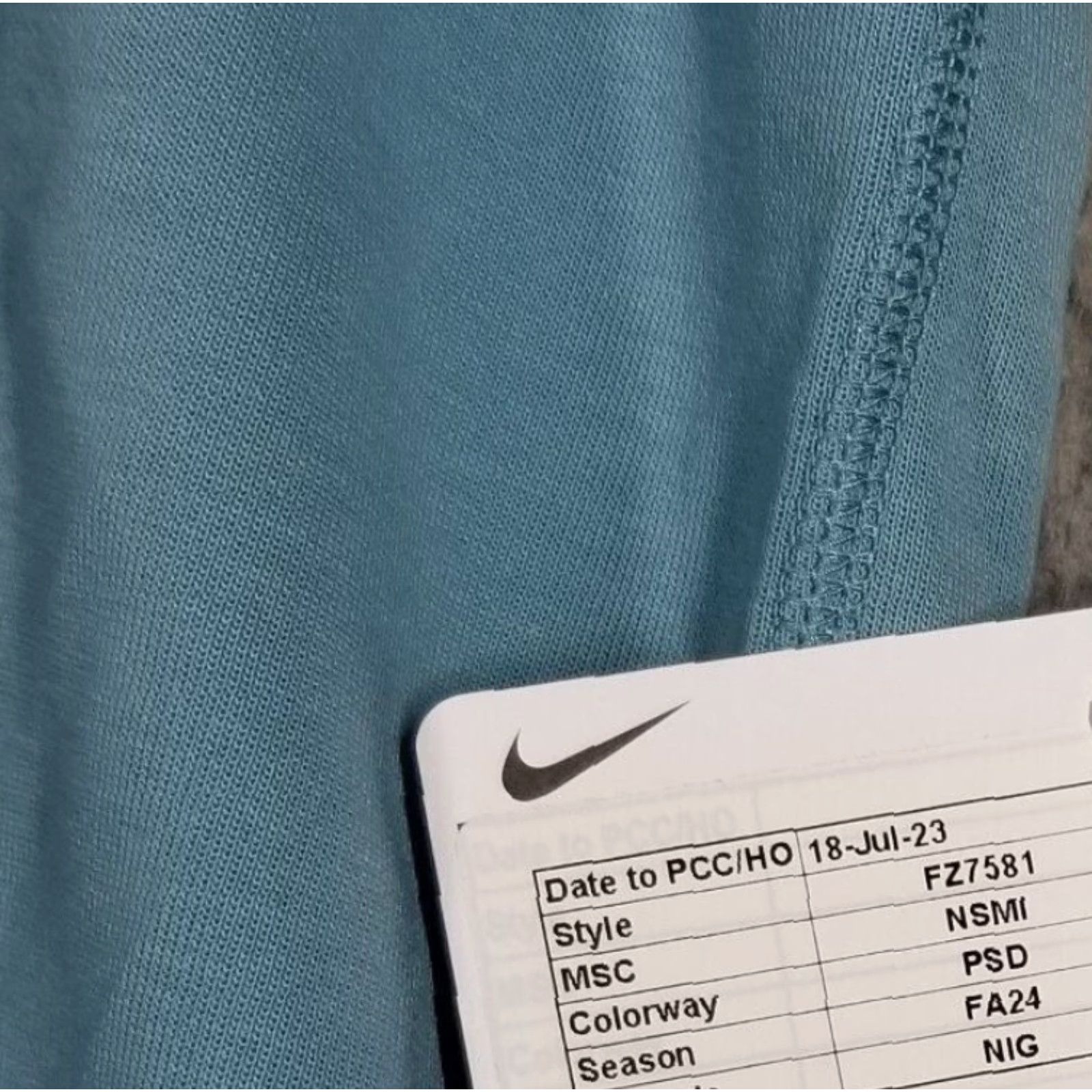 Nike Nike Tech Fleece Short Sleeve Sweatshirt Men Medium Blue Activewear Relaxed Fit Size US M / EU 48-50 / 2 - 5 Thumbnail