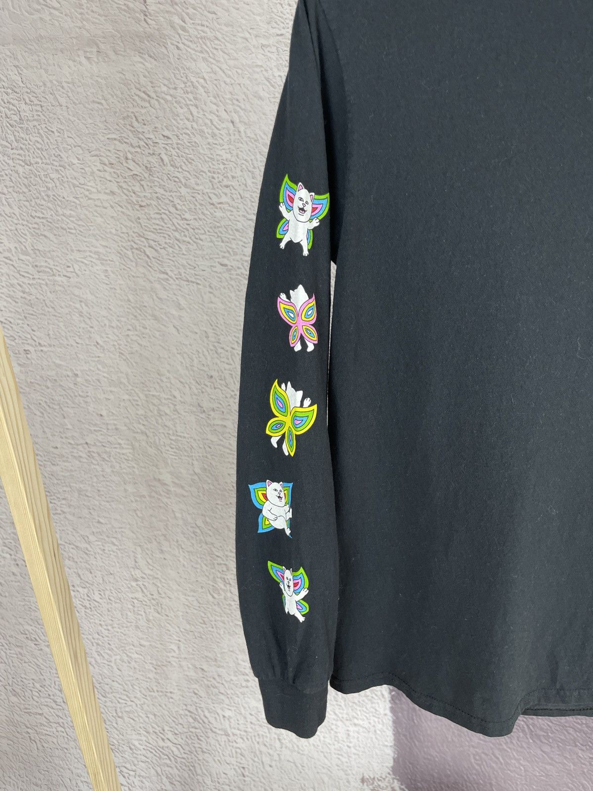 RIPNDIP Ripndip skateboarding black big logo long sleeve tee shirts Size US S / EU 44-46 / 1 - 4 Thumbnail
