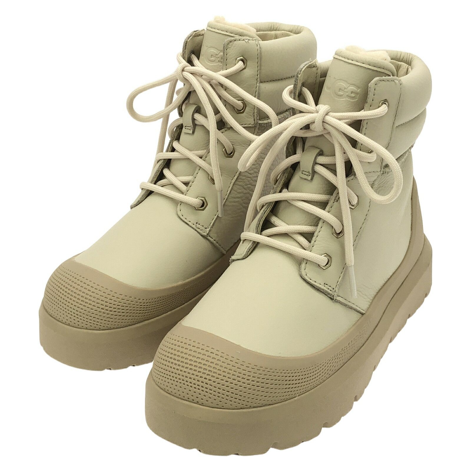 Other Ugg Neumel High Weather Hybrid Leather Boots Leather Shoes in Beige, Women's