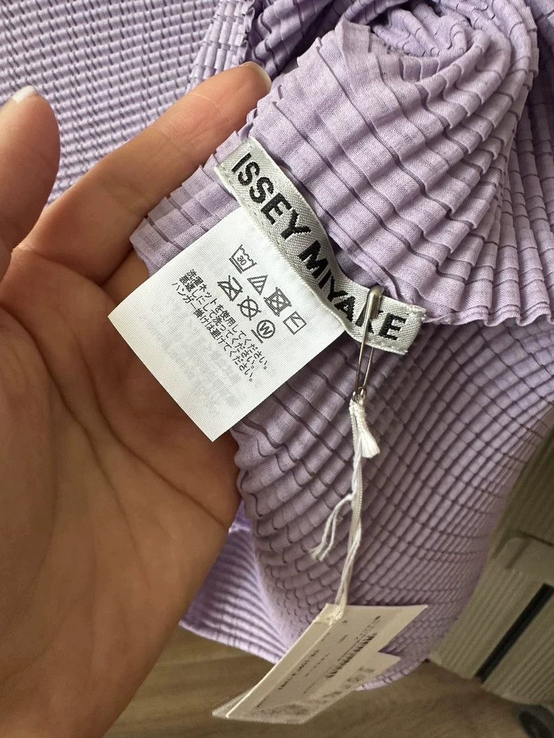 Other Issey Miyake Purple main line high-neck Waffle T-shirt Size XS / US 0-2 / IT 36-38 - 3 Thumbnail