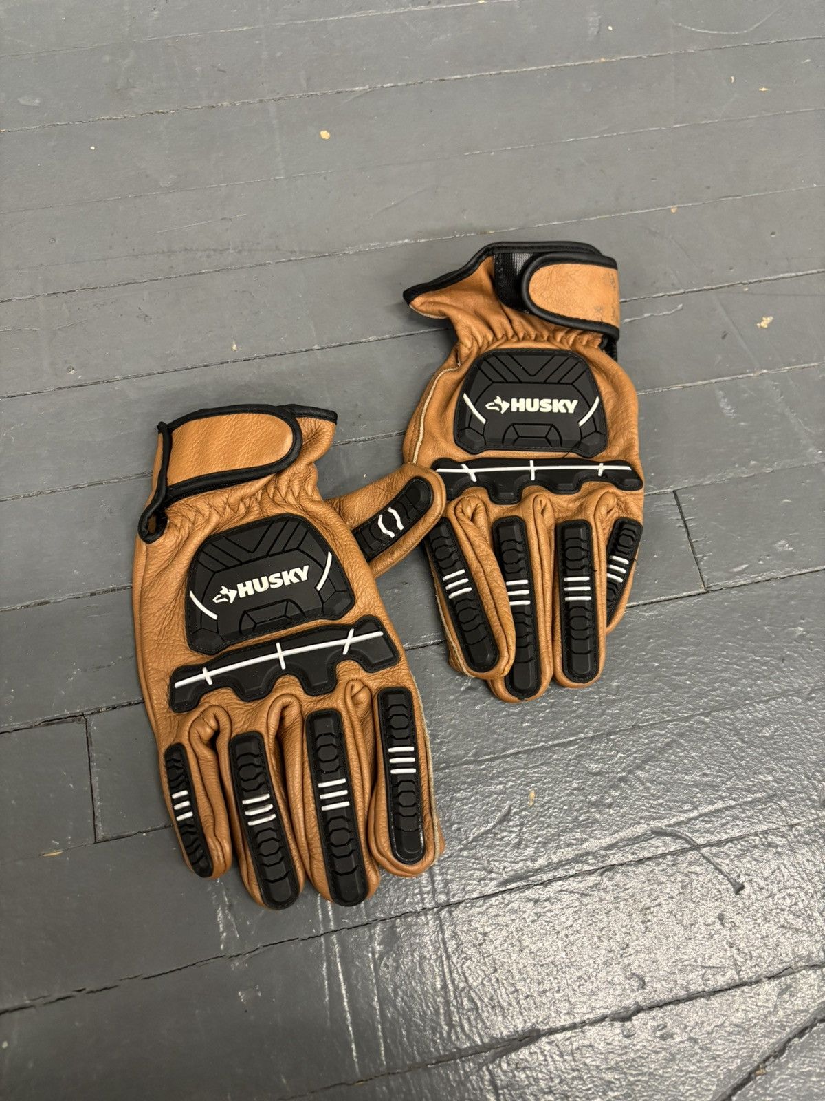 GOREWEAR Husky motorcycle leather gloves Size ONE SIZE - 1 Thumbnail