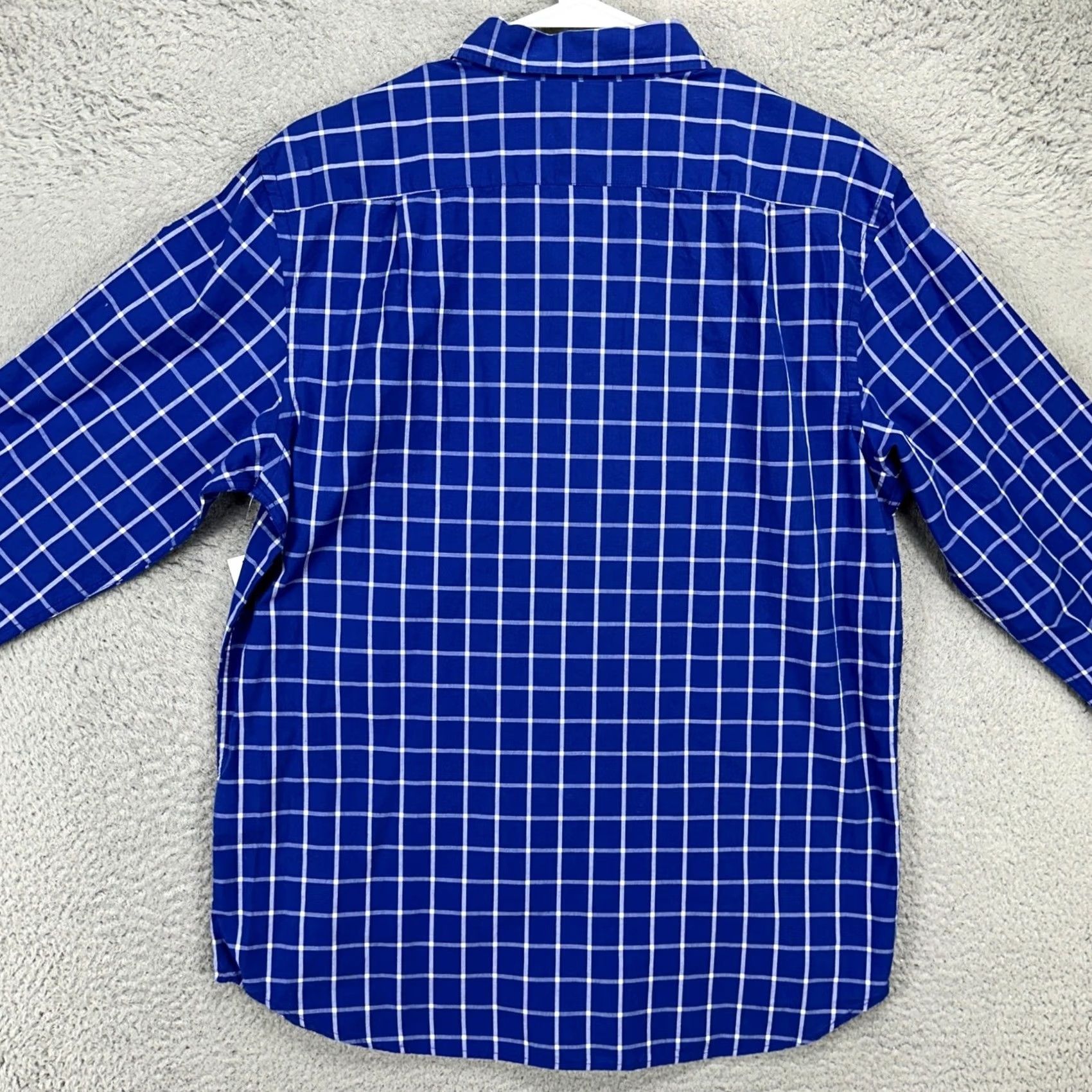 Old Navy VINTAGE Old Navy Shirt Button-Down Mens Large Blue Plaid Classic Regular Fit Casual NEW Size US L / EU 52-54 / 3 - 3 Thumbnail