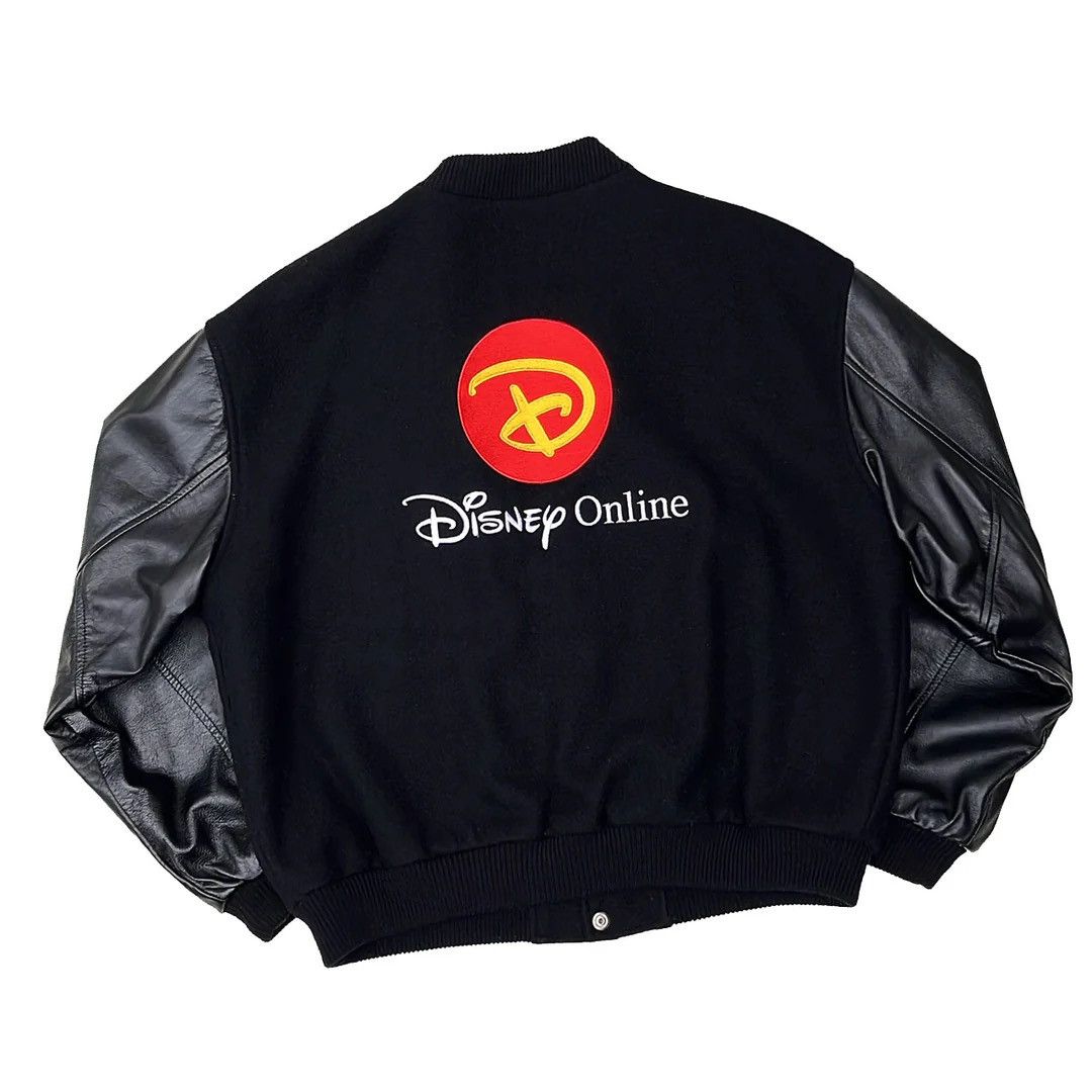 Disney × Vintage Disney Online 1990 90s Vintage Promo Crew Letterman Jacket Size US S / EU 44-46 / 1 - 1 Thumbnail