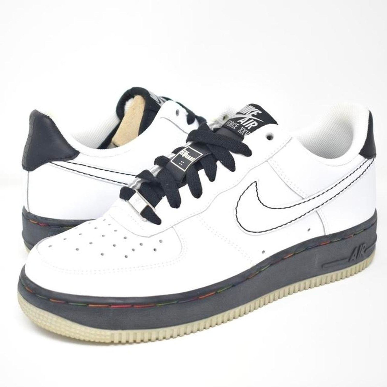 Nike 2007 Nike Air Force 1 Low “White/Black” with rainbow Size US 7.5 / IT 37.5 - 1 Thumbnail