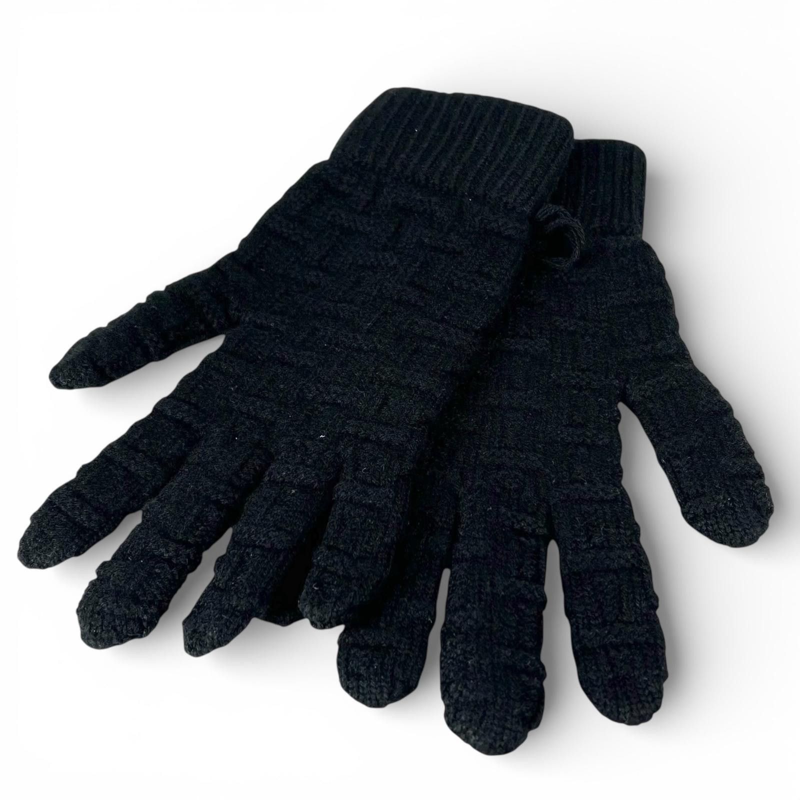 Hermes Hermes Hermès H pattern Cashmere Gloves M Textile Gloves DUTY FREE for USA Size ONE SIZE - 1 Thumbnail
