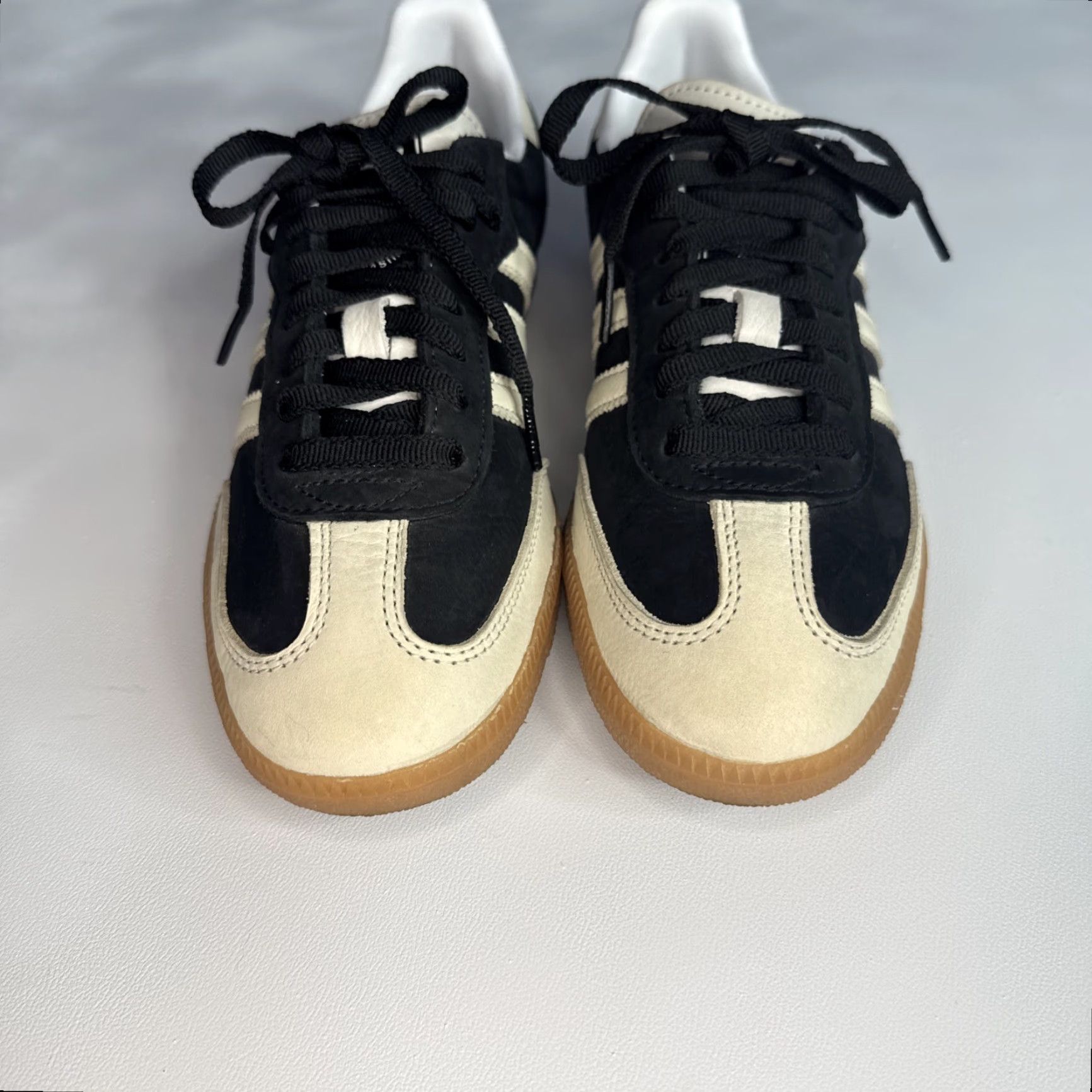 Adidas Adidas Samba OG W Core Black Wonder White Silver Sneakers IE5836 Women’s US 7.5 Leather Upper Low Top Casual Athletic Size US 8 / IT 38 - 3 Thumbnail