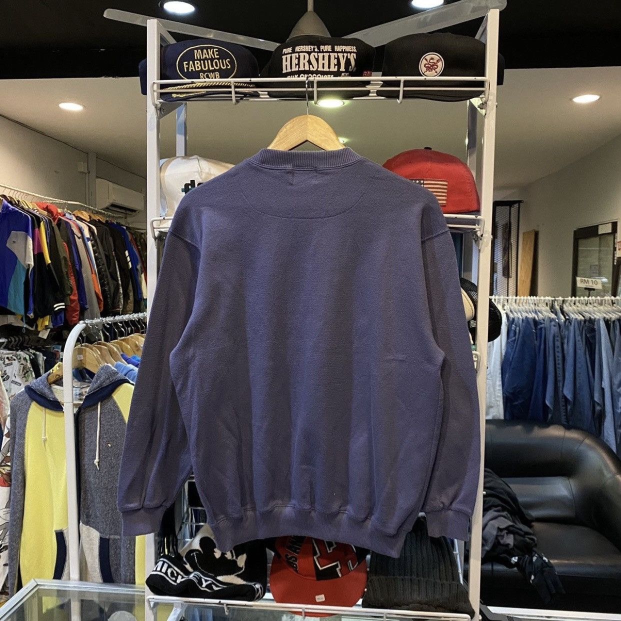 Gianni Valentino Vintage 90s GIANNI VELENTINO Big Logo Sweatshirt Size M Size US M / EU 48-50 / 2 - 2 Thumbnail