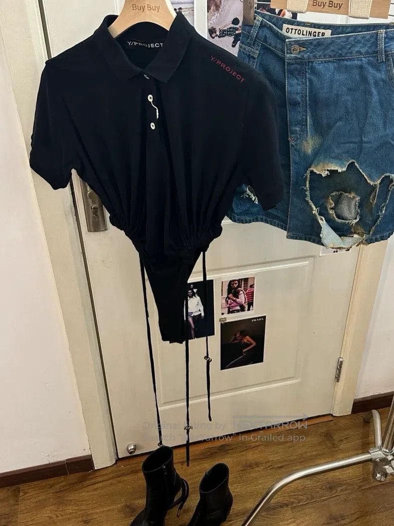 Y/Project Y/Project Size S Black polo jumpsuit Size S / US 4 / IT 40 - 1 Thumbnail