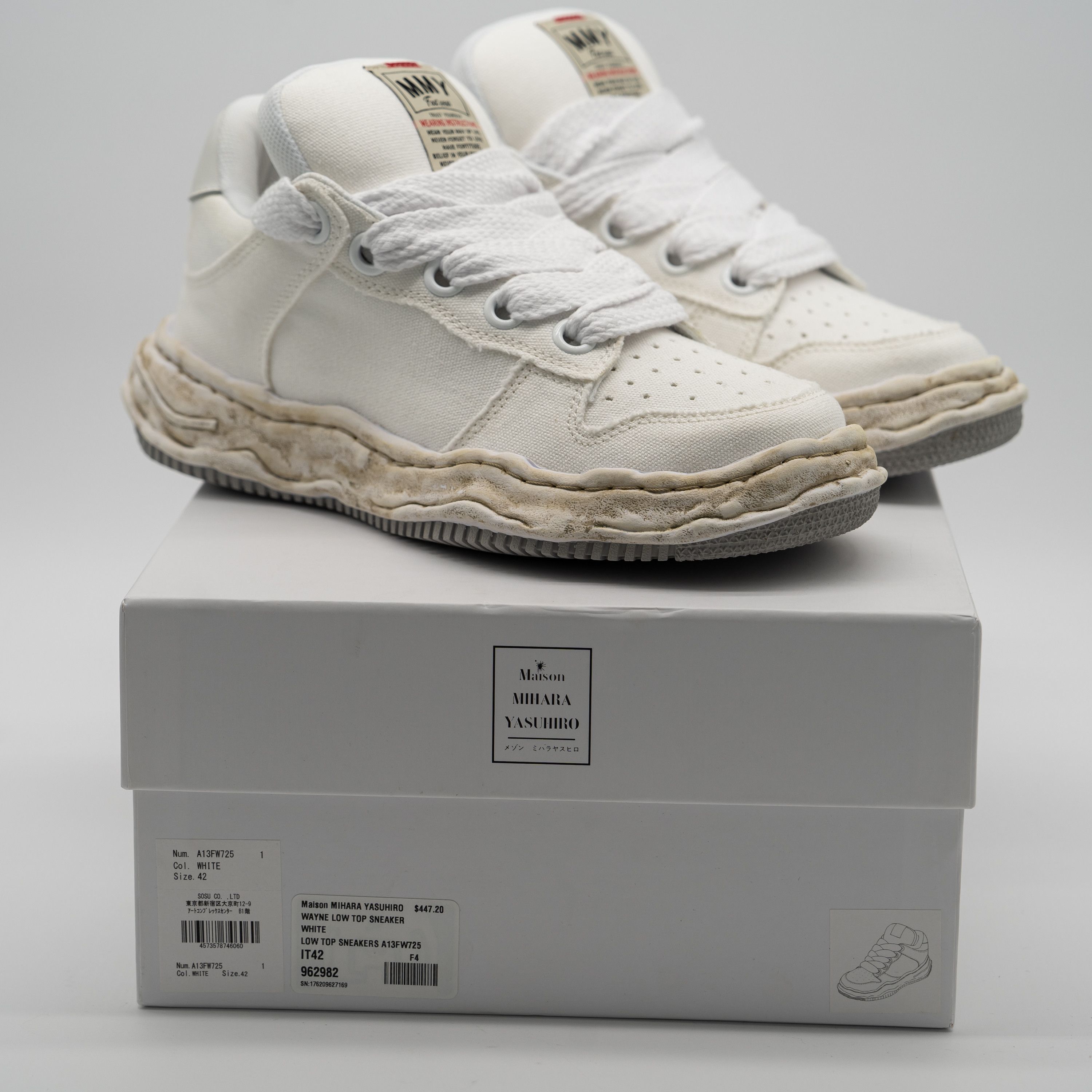 Maison MIHARA YASUHIRO 42 Maison Mihara Yasuhiro Wayne Puffer OG Sole Low White Size US 9 / EU 42 - 11 Thumbnail