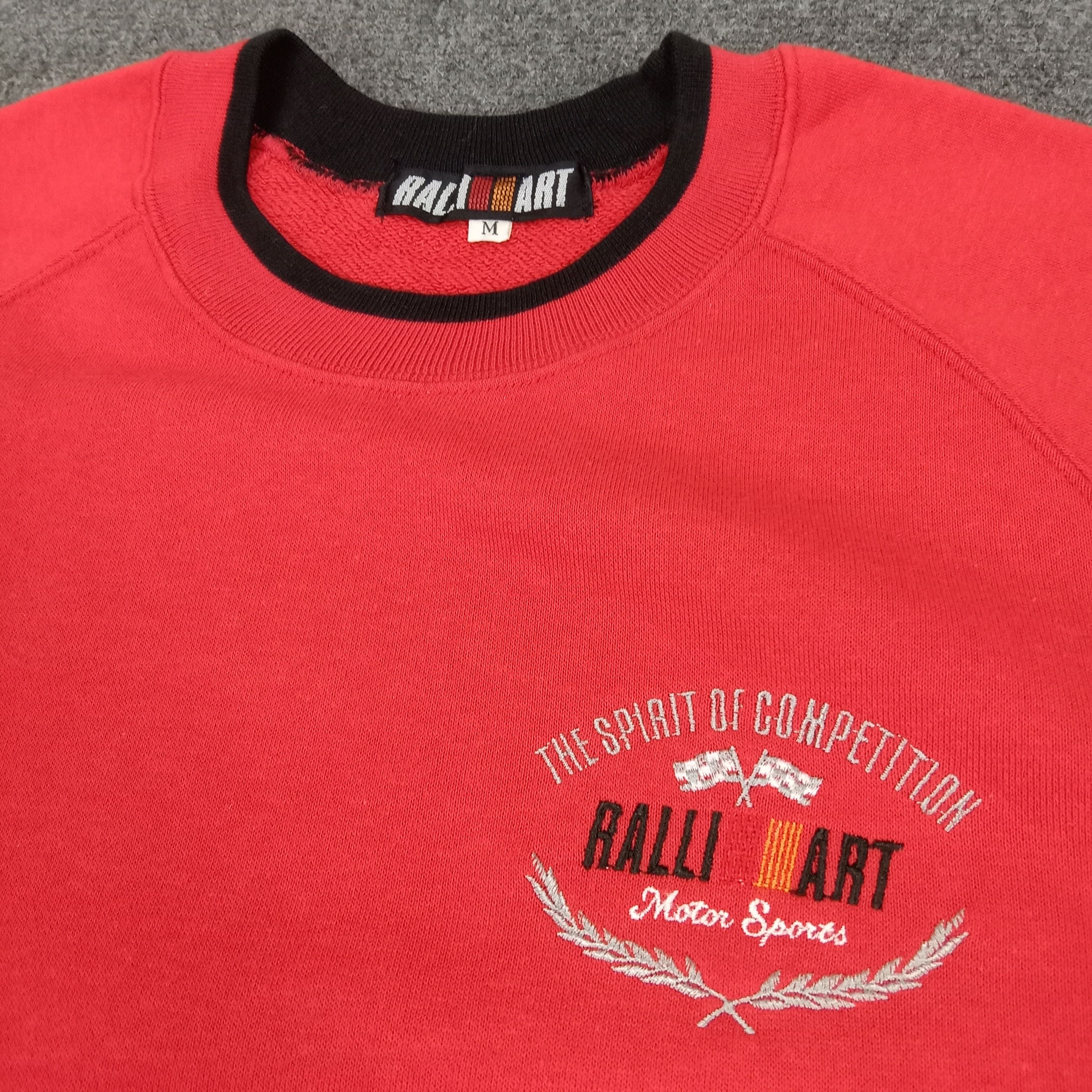 Japanese Brand × Vintage Mitsubishi Ralli Art Racing Team Custom Sweatshirt Size US S / EU 44-46 / 1 - 5 Thumbnail