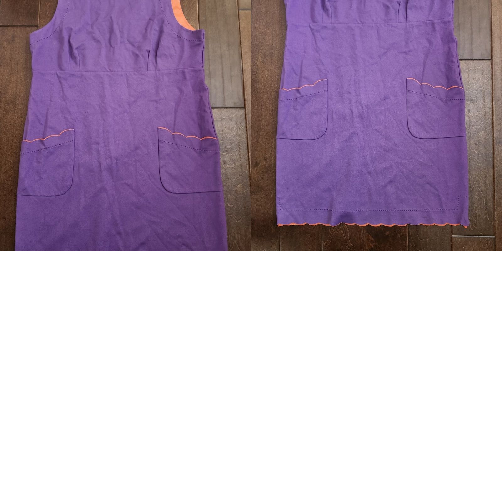 Vintage Ivanka Trump Dress Sleeveless Purple Pocket Petite XL Women's Knee Length Pullover Casual Travel Size XL / US 12-14 / IT 48-50 - 11 Thumbnail