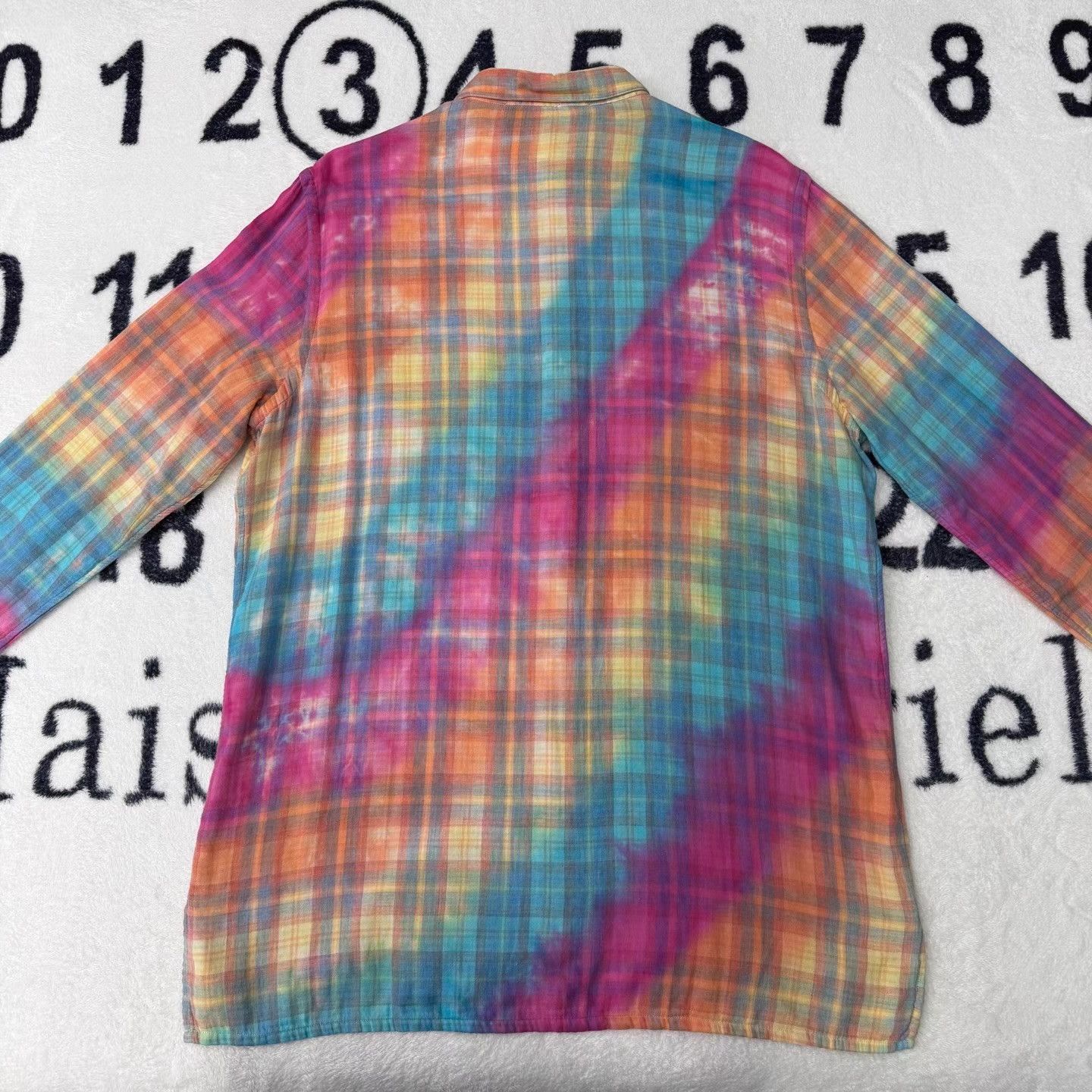 Loewe LOEWE Tie-Dye Checkerboard Shirt Jacket Q10 Size US XL / EU 56 / 4 - 3 Thumbnail