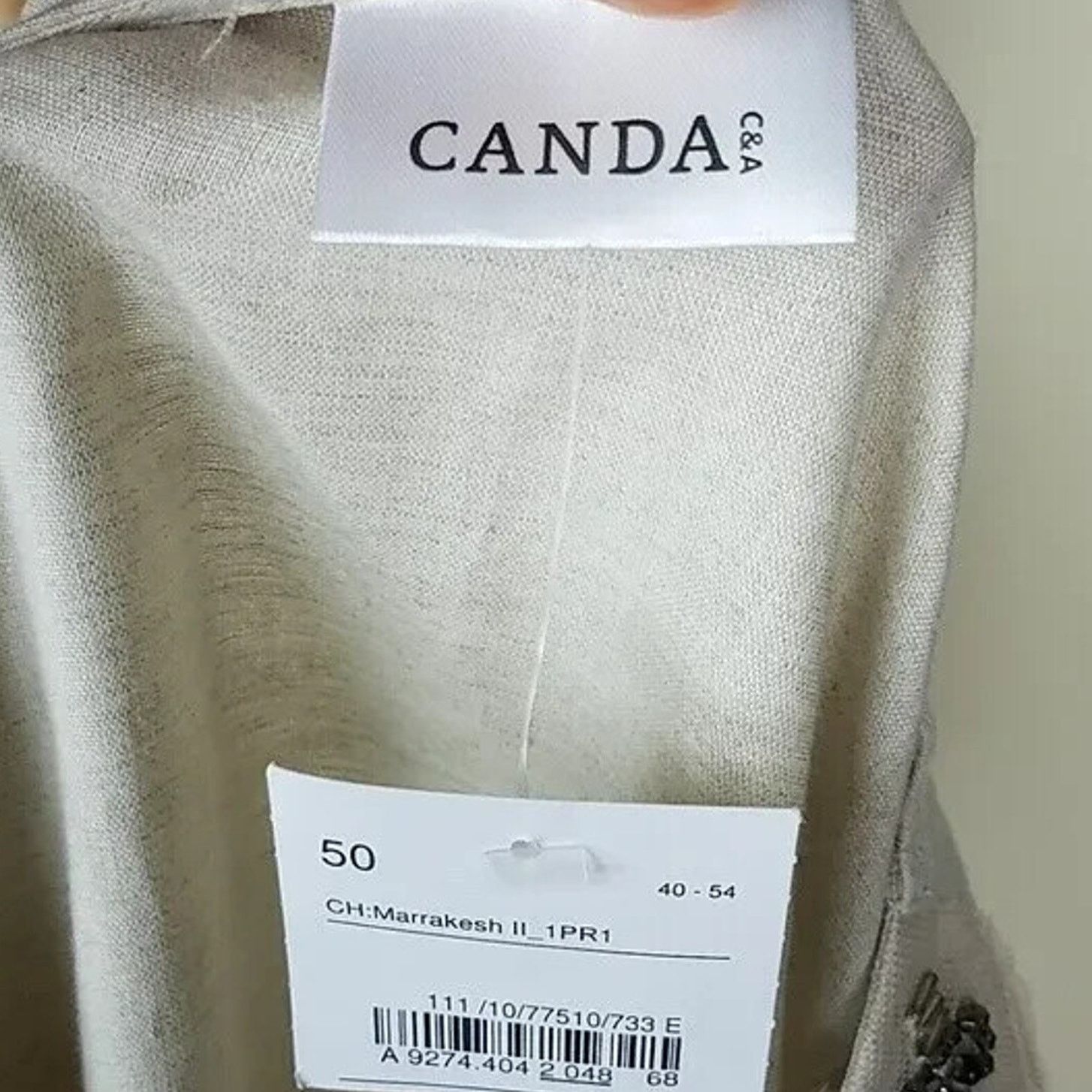 Canada Goose Canda Linen Cotton Tunic Top Size 18 Beaded Embellished Size XXL / US 16-18 / IT 52-54 - 5 Thumbnail