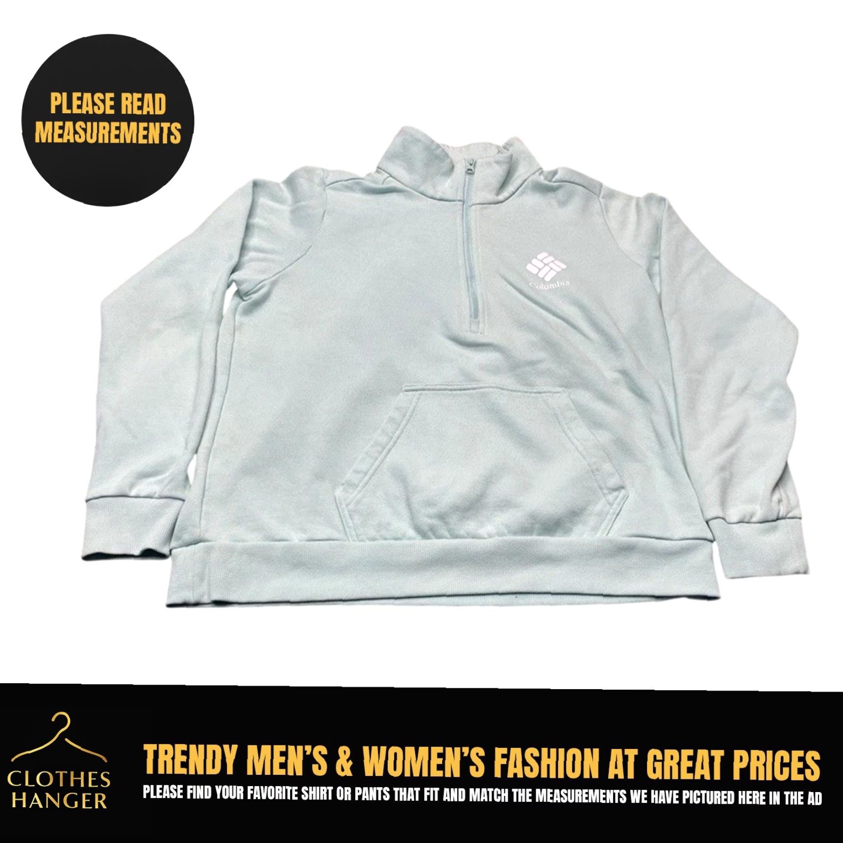Vintage Columbia 1/4 Zip Pullover Sweatshirt Womens Size Large Mint Pockets 8444 Size L / US 10 / IT 46 - 2 Thumbnail