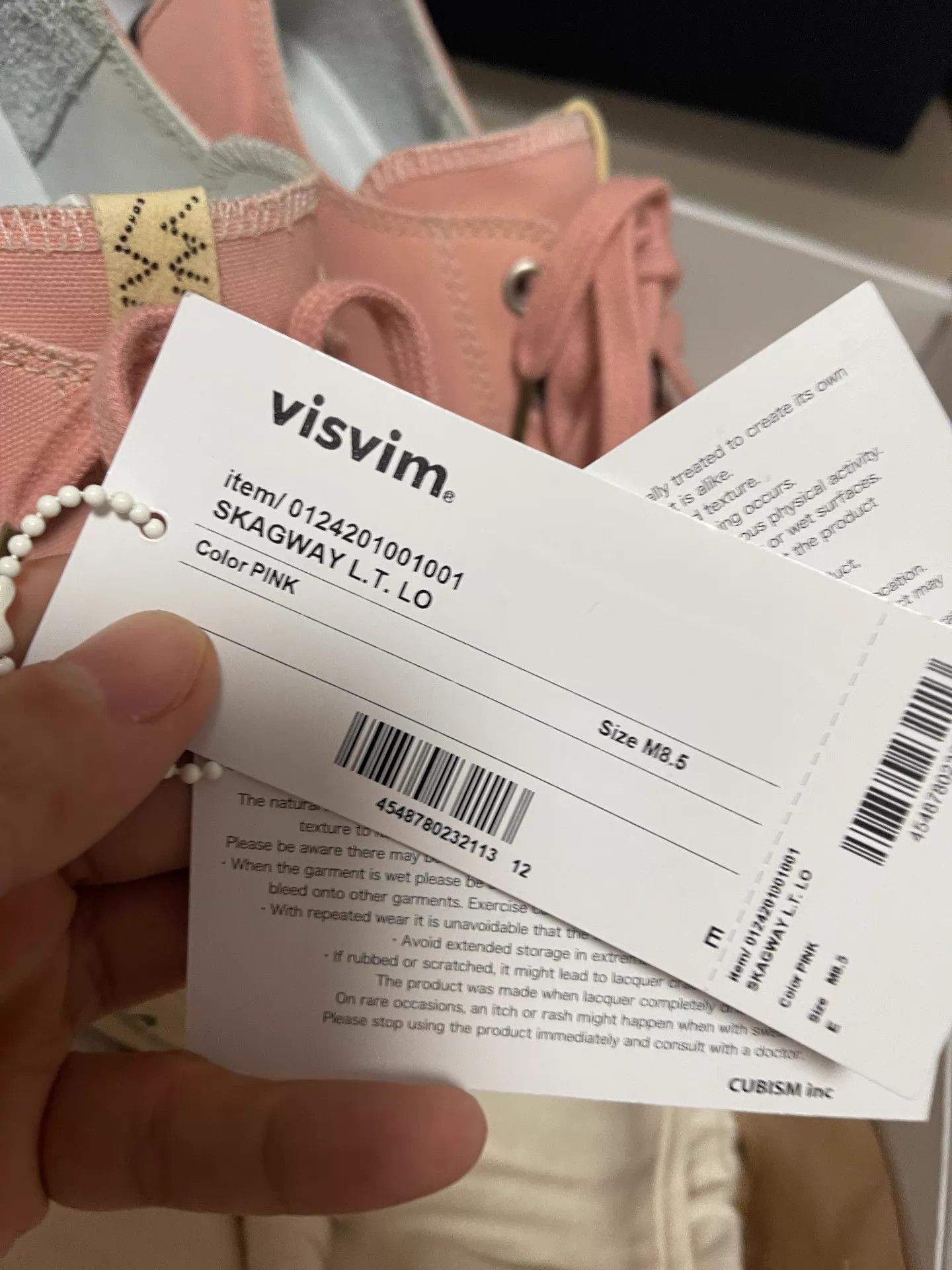 Visvim Visvim 24aw SKAGWAY L.T. LO CANVAS Pink 8.5 Size US 8.5 / EU 41-42 - 8 Thumbnail