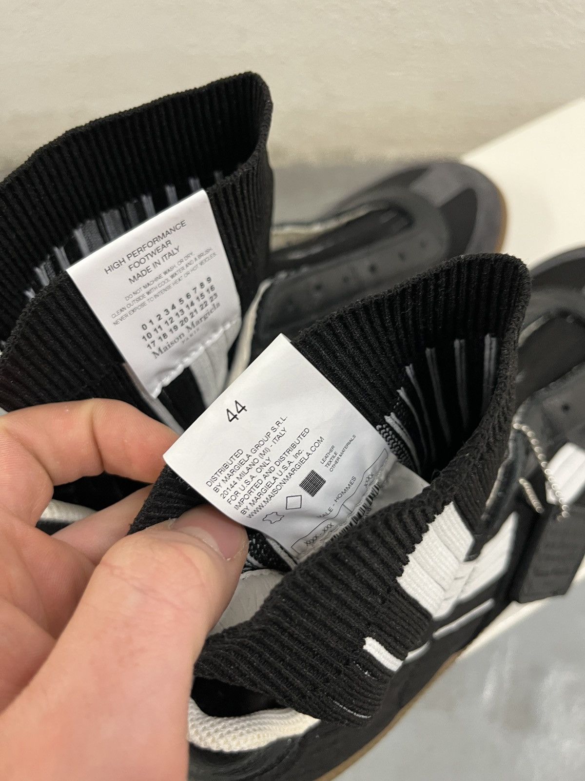Maison Margiela Maison Margiela Sock Sneakers Hybrid GAT Black White Size US 11 / EU 44 - 5 Thumbnail