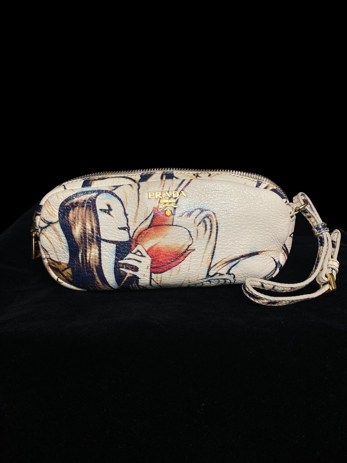 Prada S/S 2008 Prada “Fairy” Clutch bag - James Jean artwork Size ONE SIZE - 1 Thumbnail