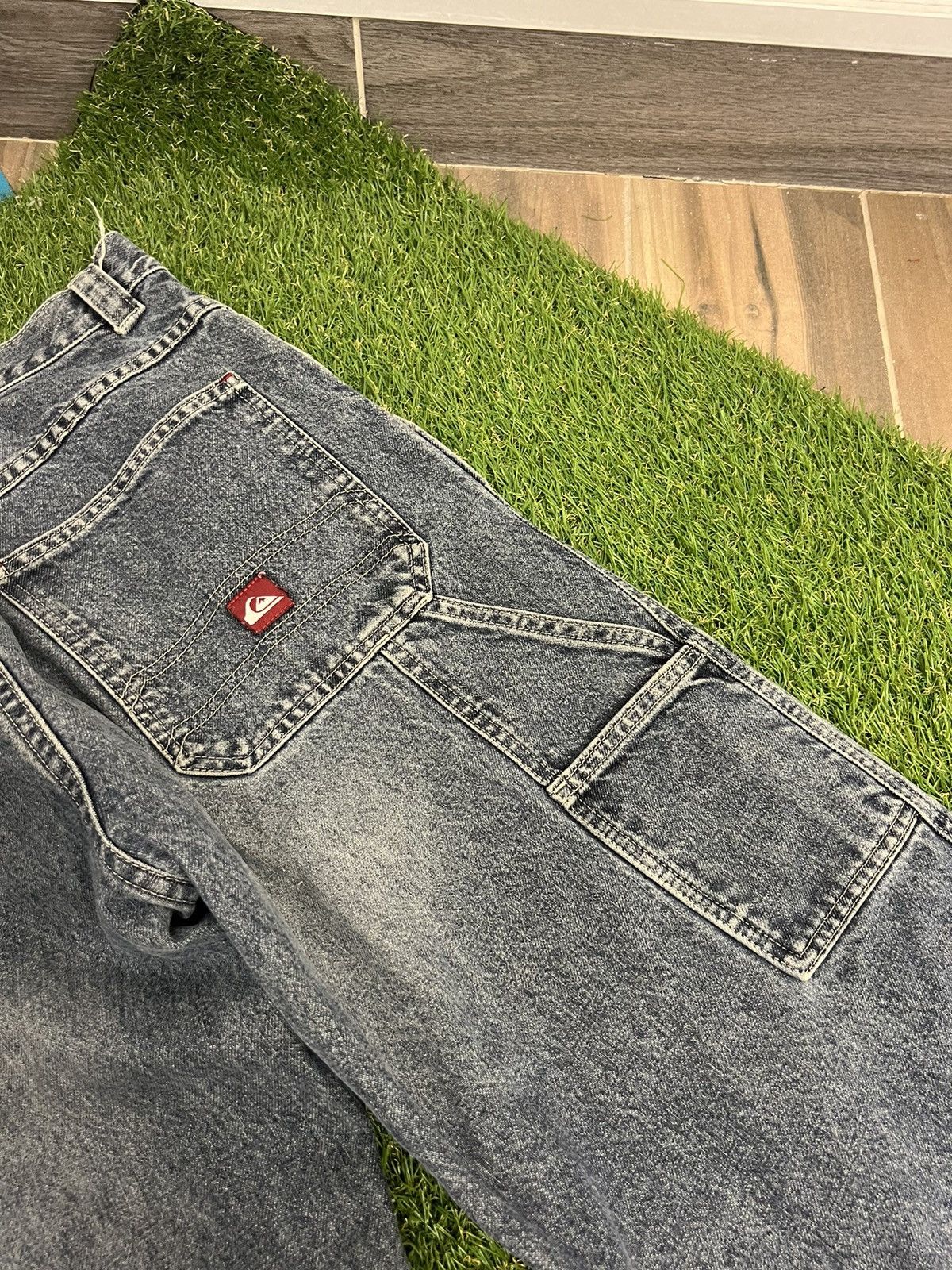 Quiksilver Vintage 90s Quicksilver Denim Jeans S Size Light Wash Mens Size US 28 / EU 44 - 14 Thumbnail