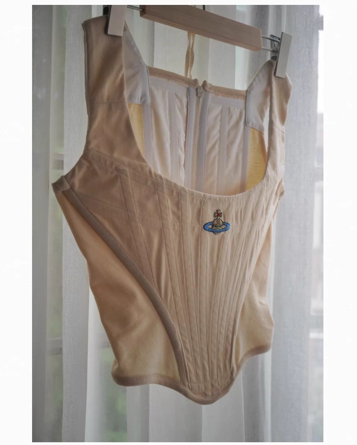 Vivienne Westwood Vivienne Westwood 1990s Cream Saturn Corset Size 42 Size M / US 6-8 / IT 42-44 - 1 Thumbnail