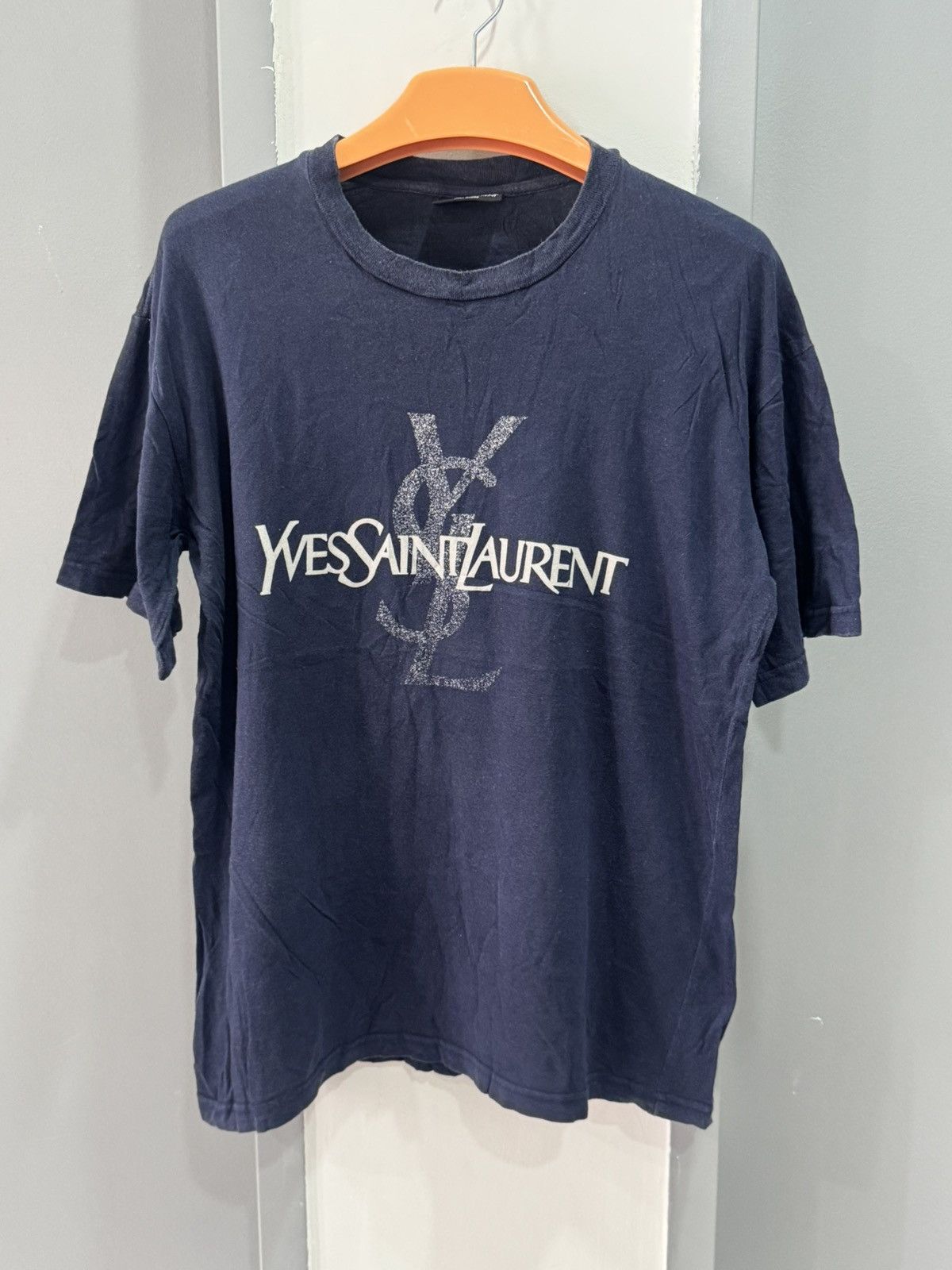Yves Saint Laurent vintage YSL - pour homme made in italy tshirt Size US M / EU 48-50 / 2 - 1 Thumbnail
