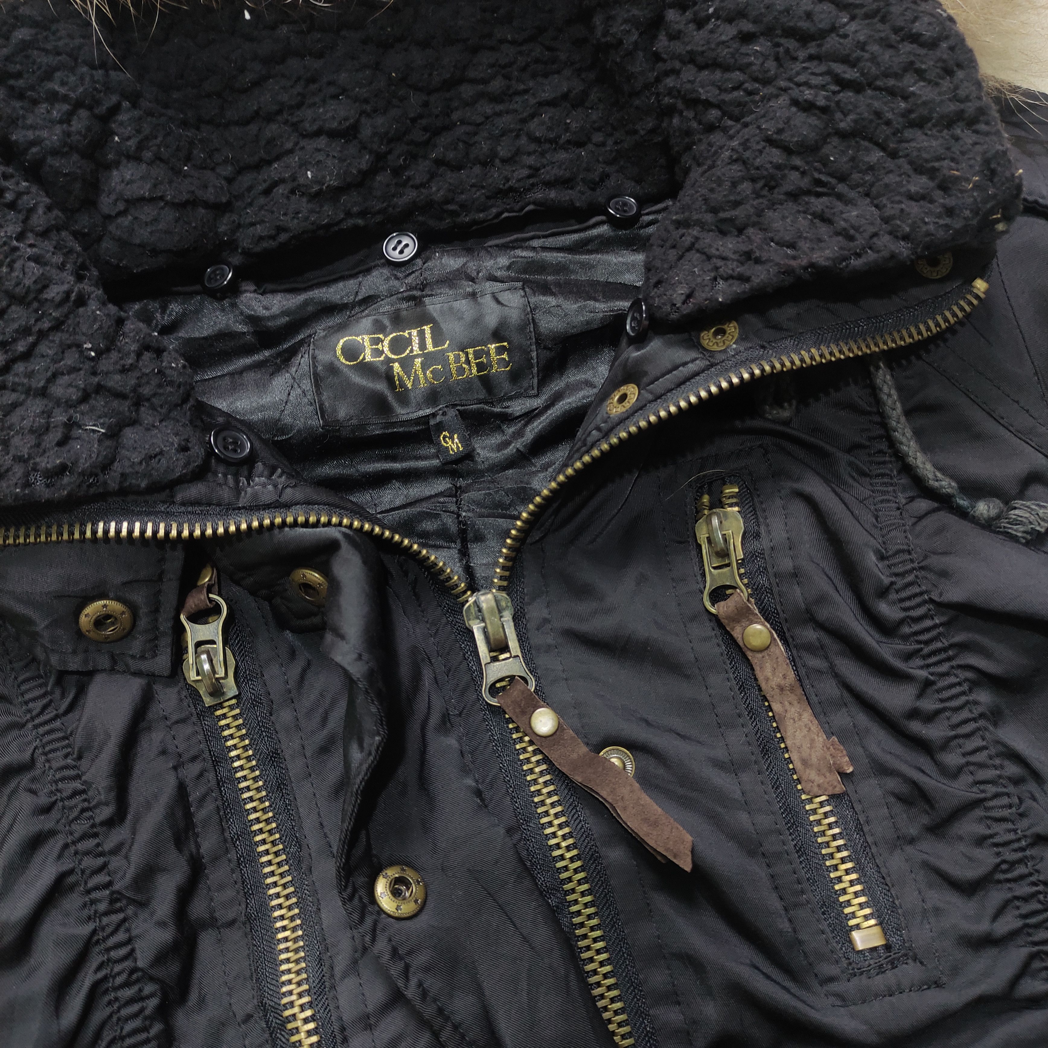 If Six Was Nine Cecil McBee Archive Fur Hood Jacket - 2000s Rare!! Size US M / EU 48-50 / 2 - 10 Thumbnail