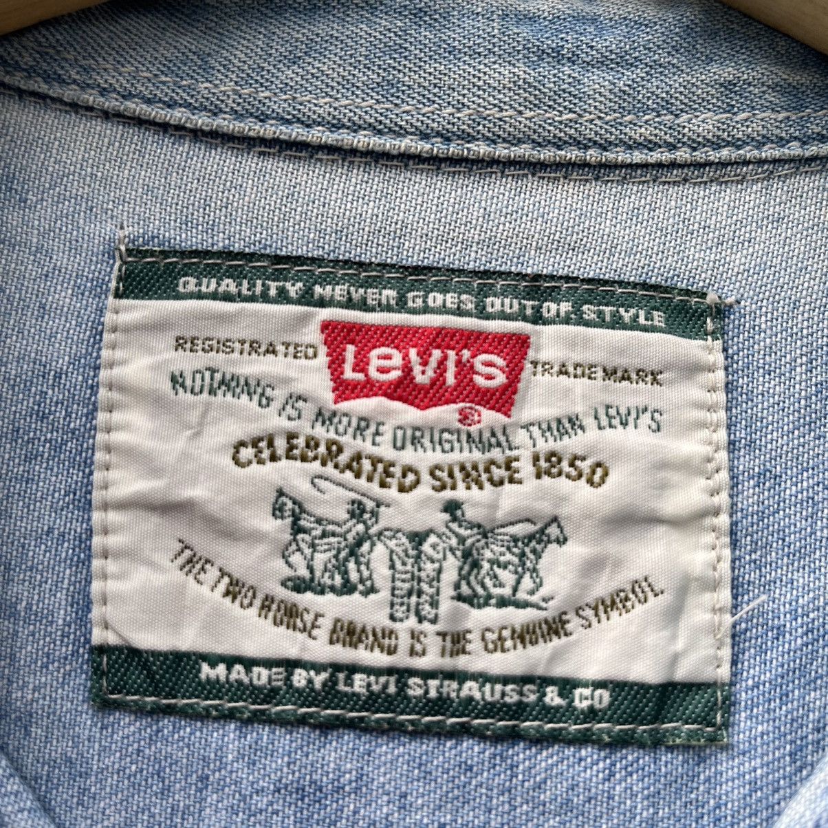 Levi's × Levi's Made & Crafted × Levi's Vintage Clothing Vintage levis Signature chambray blue jeans denim long sleev Size US L / EU 52-54 / 3 - 10 Thumbnail