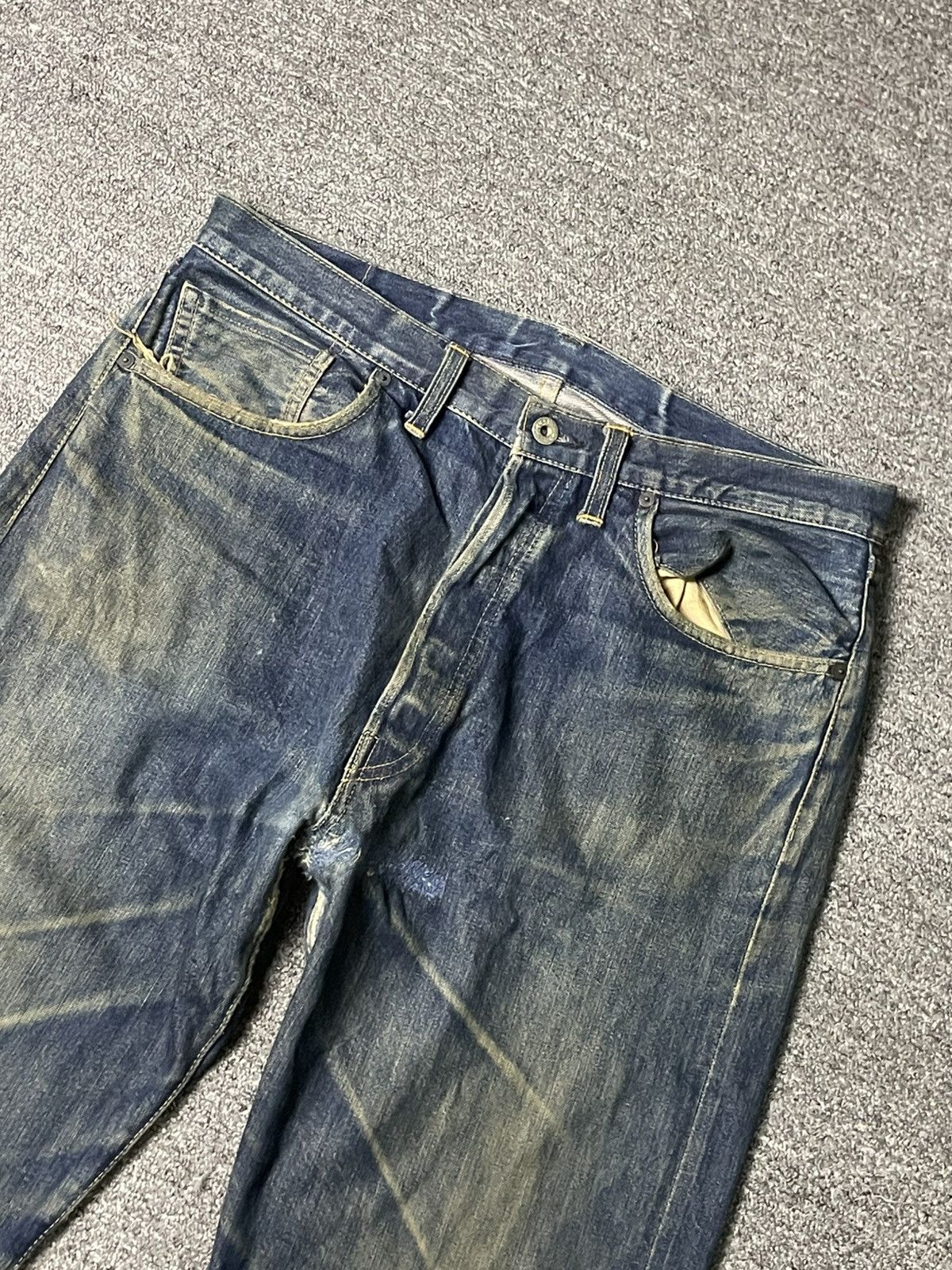 Japanese Brand Vintage LEVIS 501 Jeans (90) Size US 34 / EU 50 - 2 Thumbnail