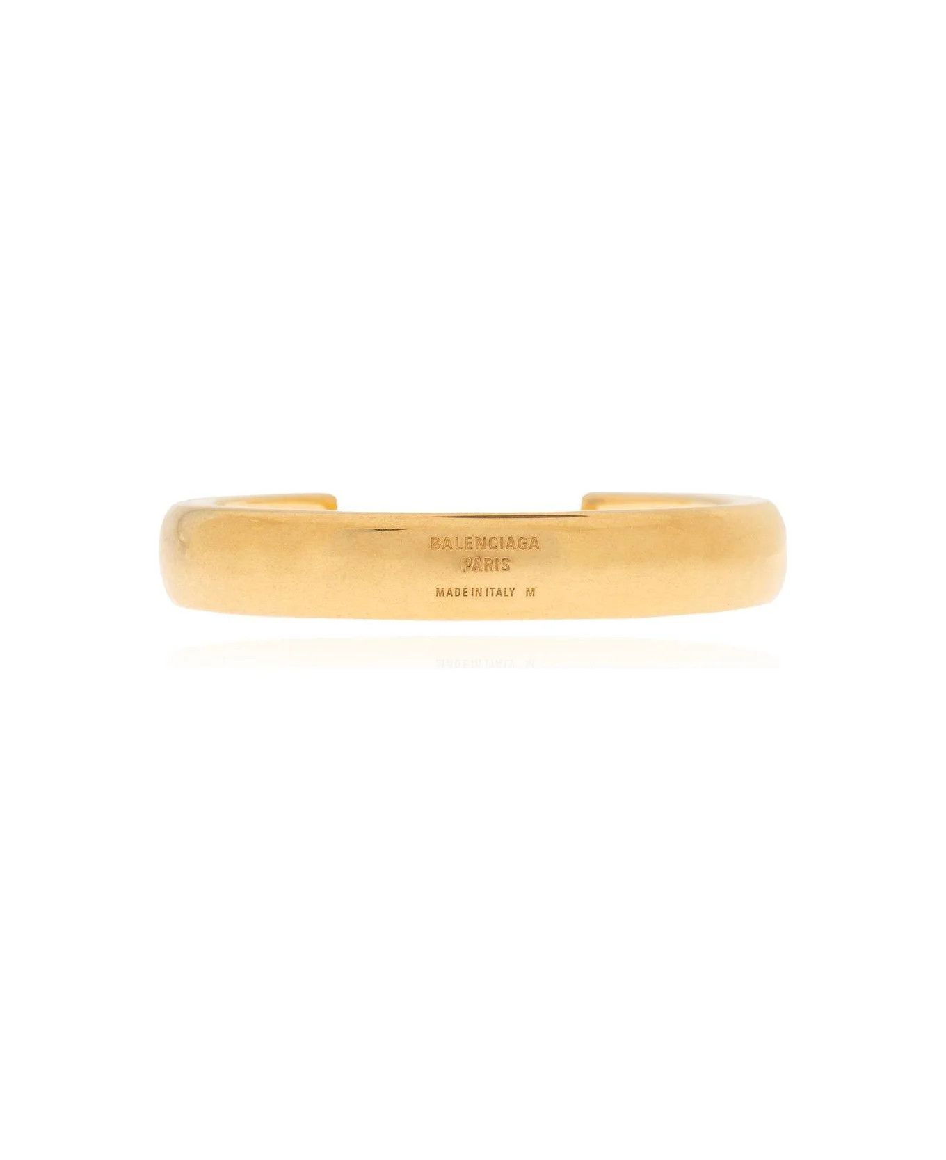 Balenciaga o1srvl11e0226 Size: S / Plated Cuff In Gold Size ONE SIZE - 1 Thumbnail