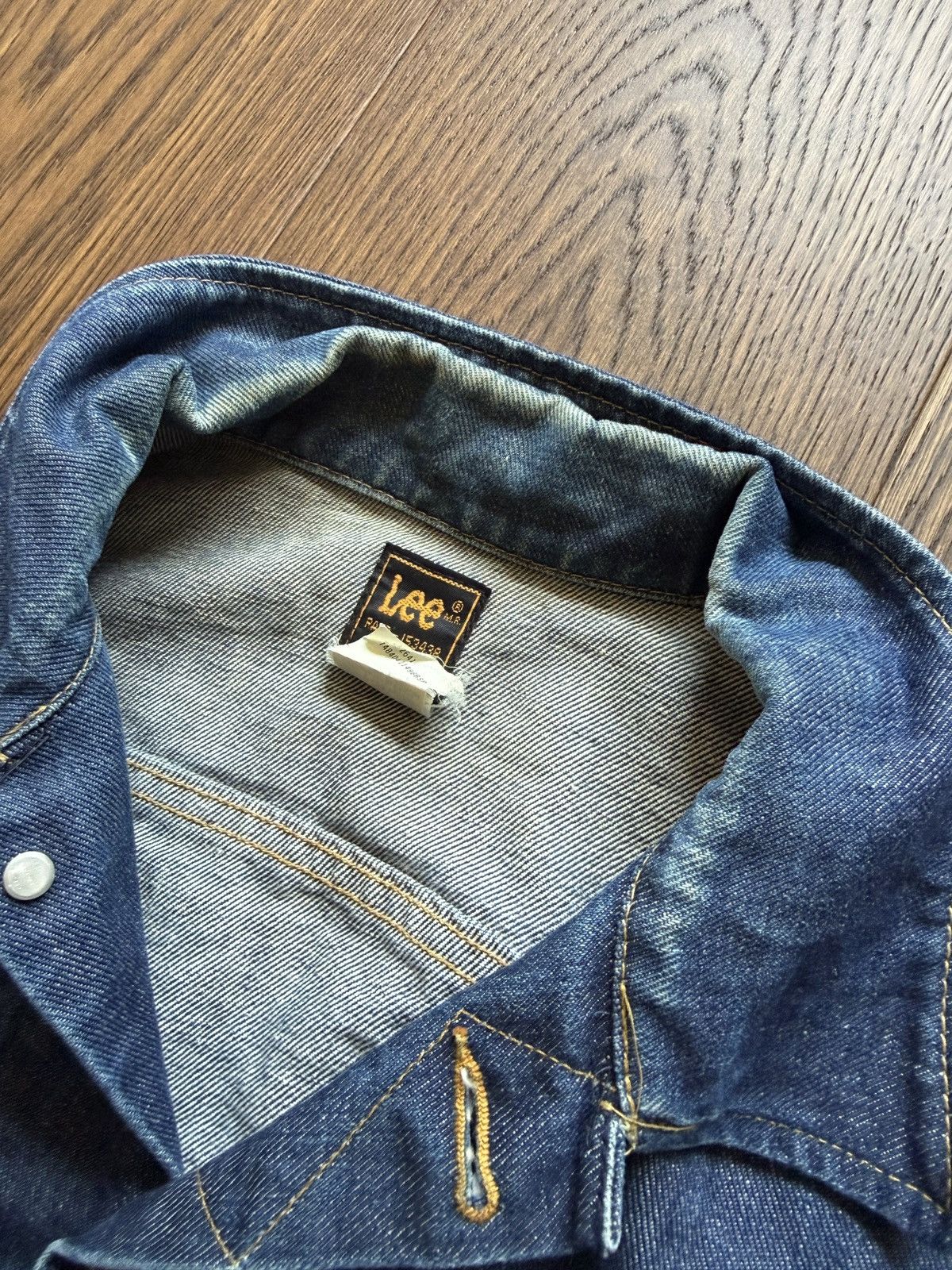 Lee Vintage 80s Lee Riders Dark Wash Denim Jean Jacket Size US L / EU 52-54 / 3 - 5 Thumbnail