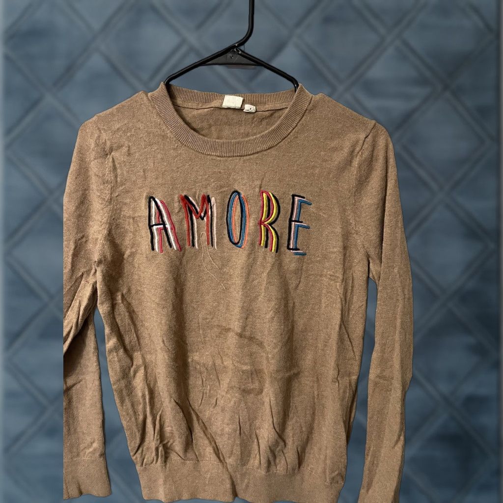 Gap VINTAGE Gap Women Sweatshirt Pullover Modern Brown S Activewear Size S / US 4 / IT 40 - 1 Thumbnail