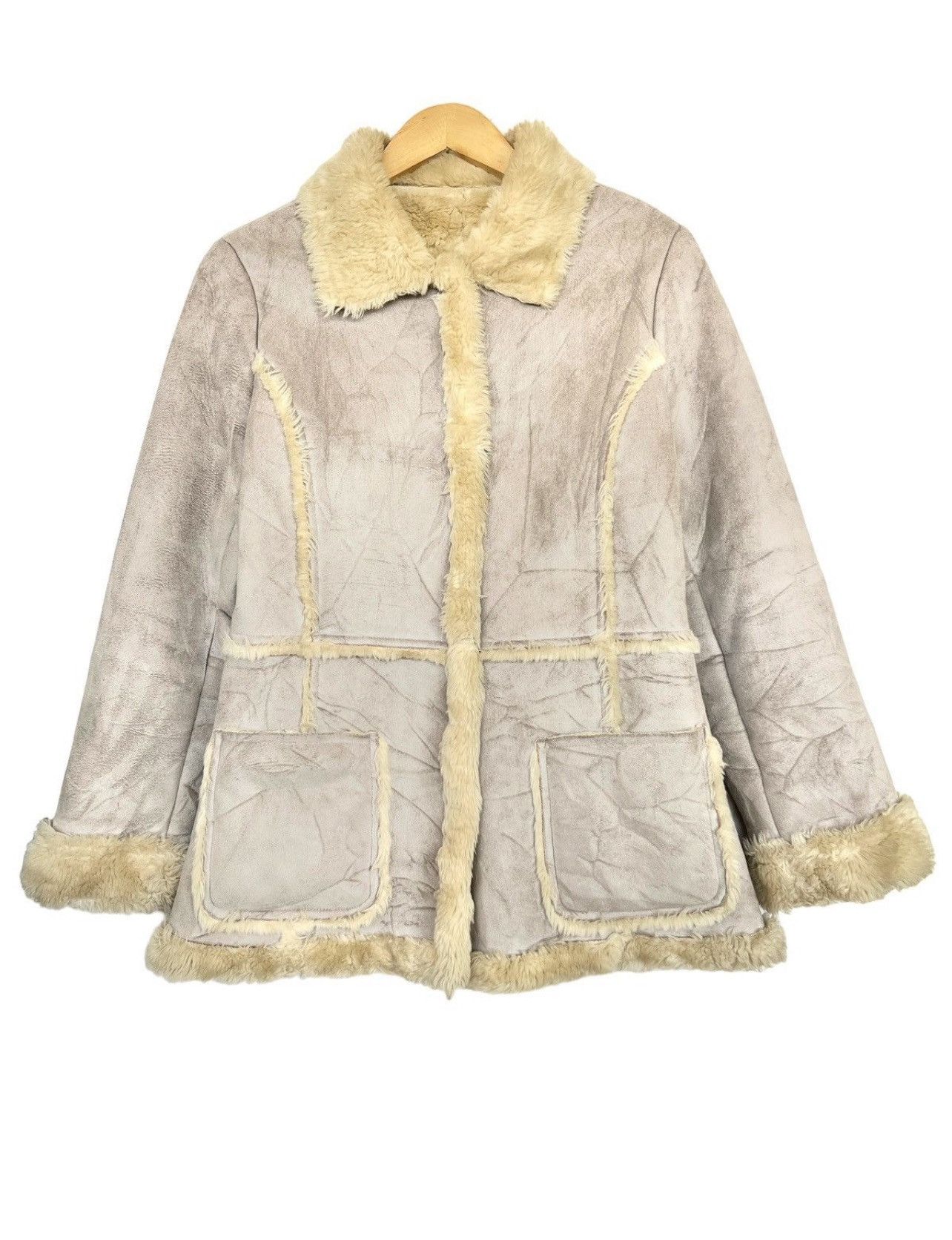 Hysteric Glamour × If Six Was Nine × Le Grande Bleu (L.G.B.) Japan Brand Shearling Fur Coat Jacket Size US S / EU 44-46 / 1 - 1 Thumbnail