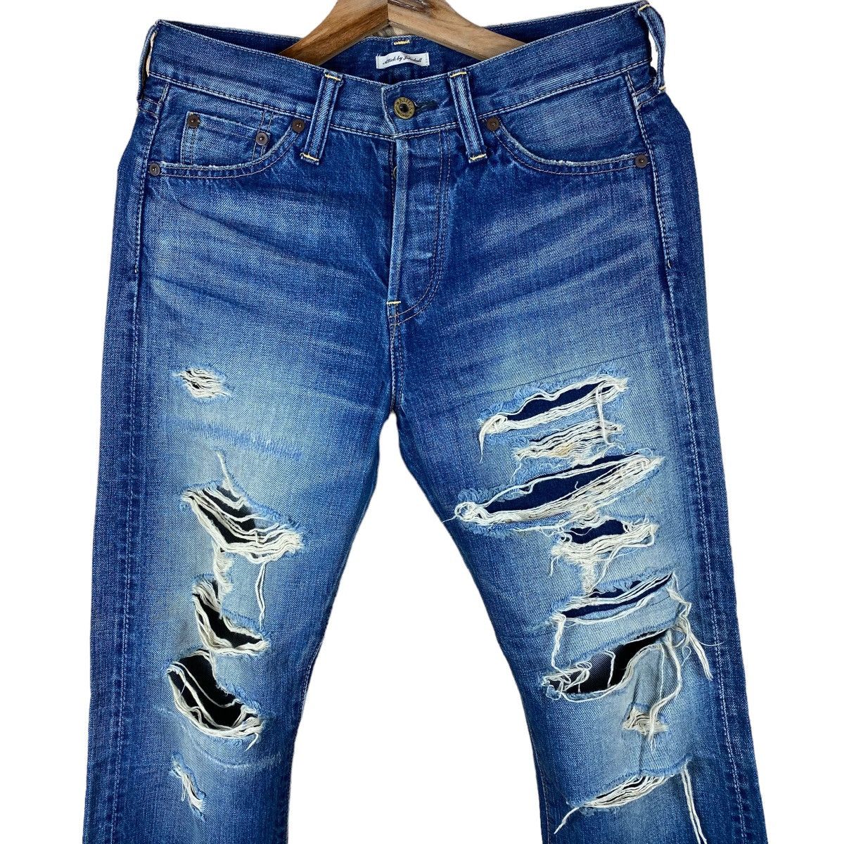 Japanese Brand × Johnbull MADE IN JAPAN ATTICK BY JOHNBULL DISTRESSED DENIM Size US 30 / EU 46 - 2 Thumbnail