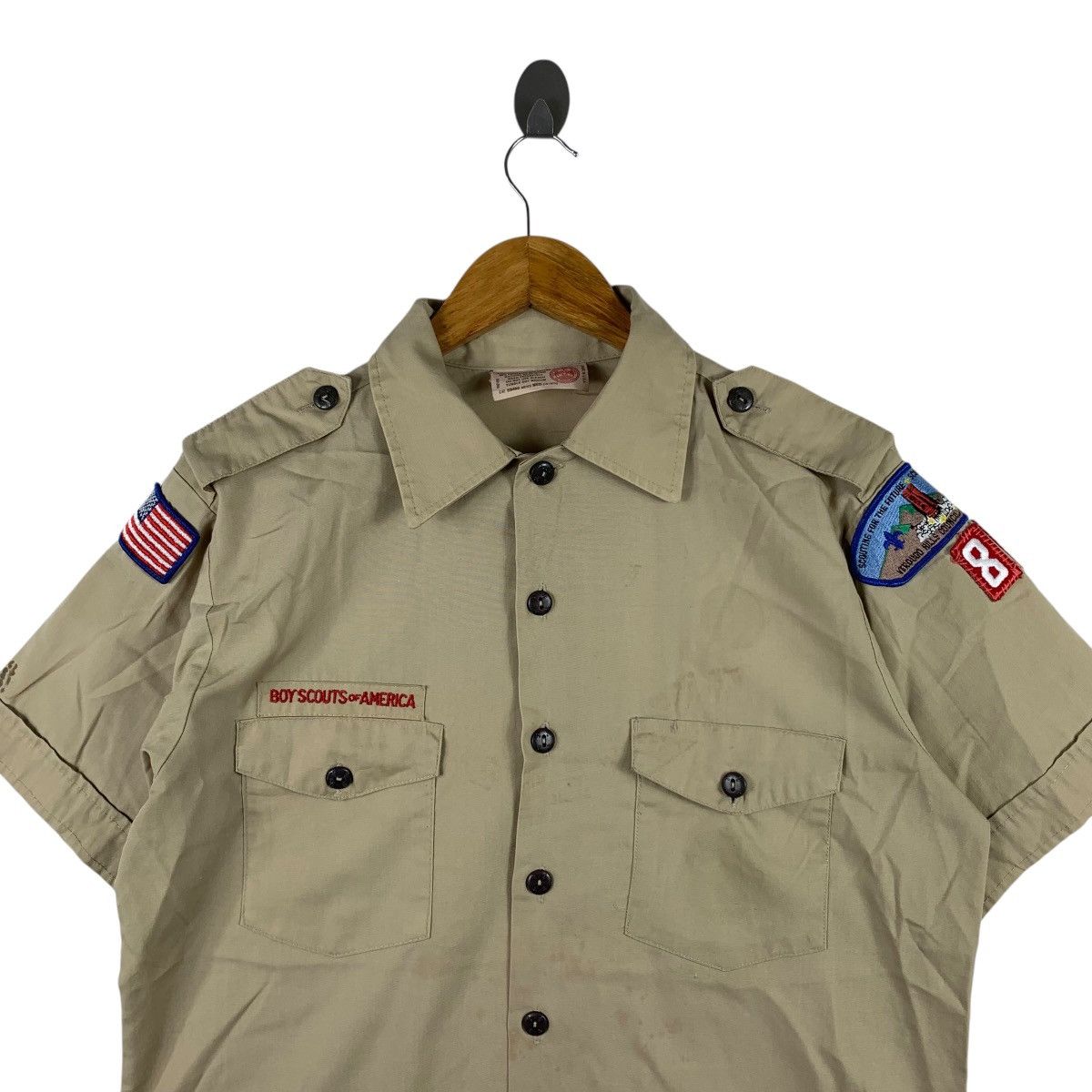 Vintage Vintage 90s BOY SCOUT Of AMERICAN Embroidered Badge Uniform Size US L / EU 52-54 / 3 - 3 Thumbnail