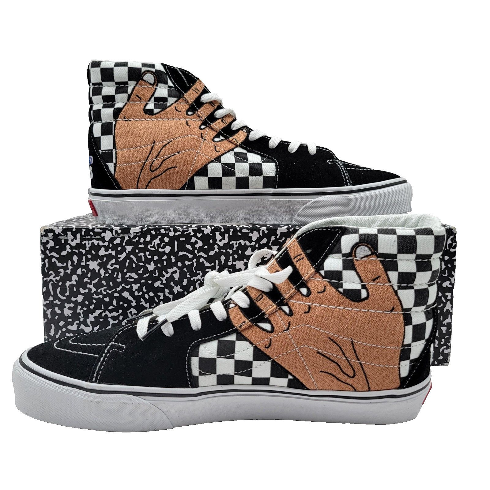 Vans Vans Sk8-Hi Shoes Men Size 11 Checkerboard Potato Hand Vault Size US 11 / EU 44 - 2 Thumbnail