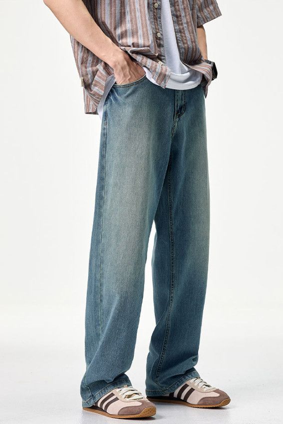 Japanese Brand Men's Clanfit Straight Leg Vintage Distressed Jeans Size US 32 / EU 48 - 3 Thumbnail