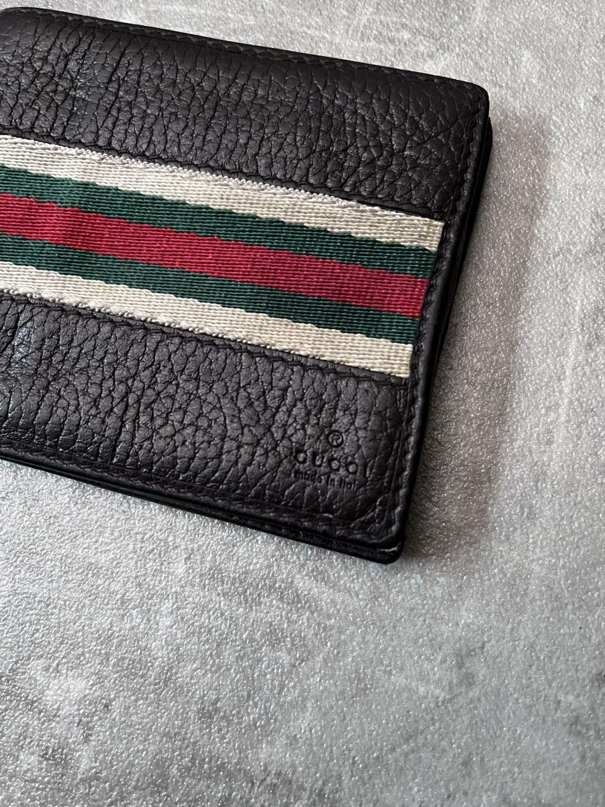Gucci Gucci letaher wallet striped vintage Size ONE SIZE - 2 Thumbnail