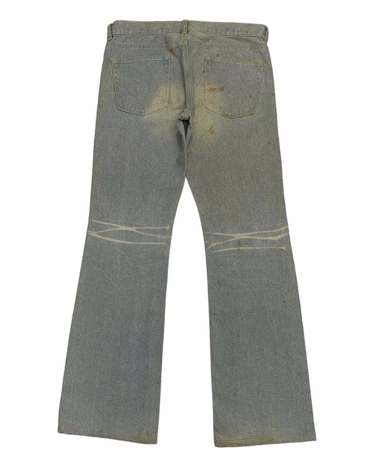 Hysteric Glamour FLARE JEANS🔥RUSTY BOOTCUT FLARE DENIM JEANS DISTRESSED Size US 32 / EU 48 - 4 Thumbnail