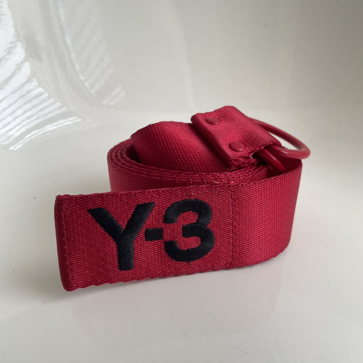 Adidas × Y-3 Y-3 "Yohji Yamamoto Adidas Classic" D-Ring Belt Size ONE SIZE - 3 Thumbnail